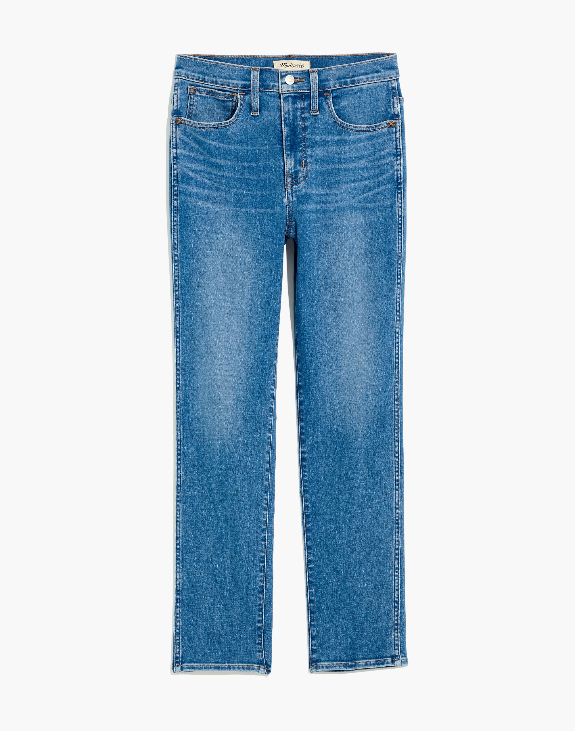Tall High-Rise Slim Straight Jeans in Arverne Wash
