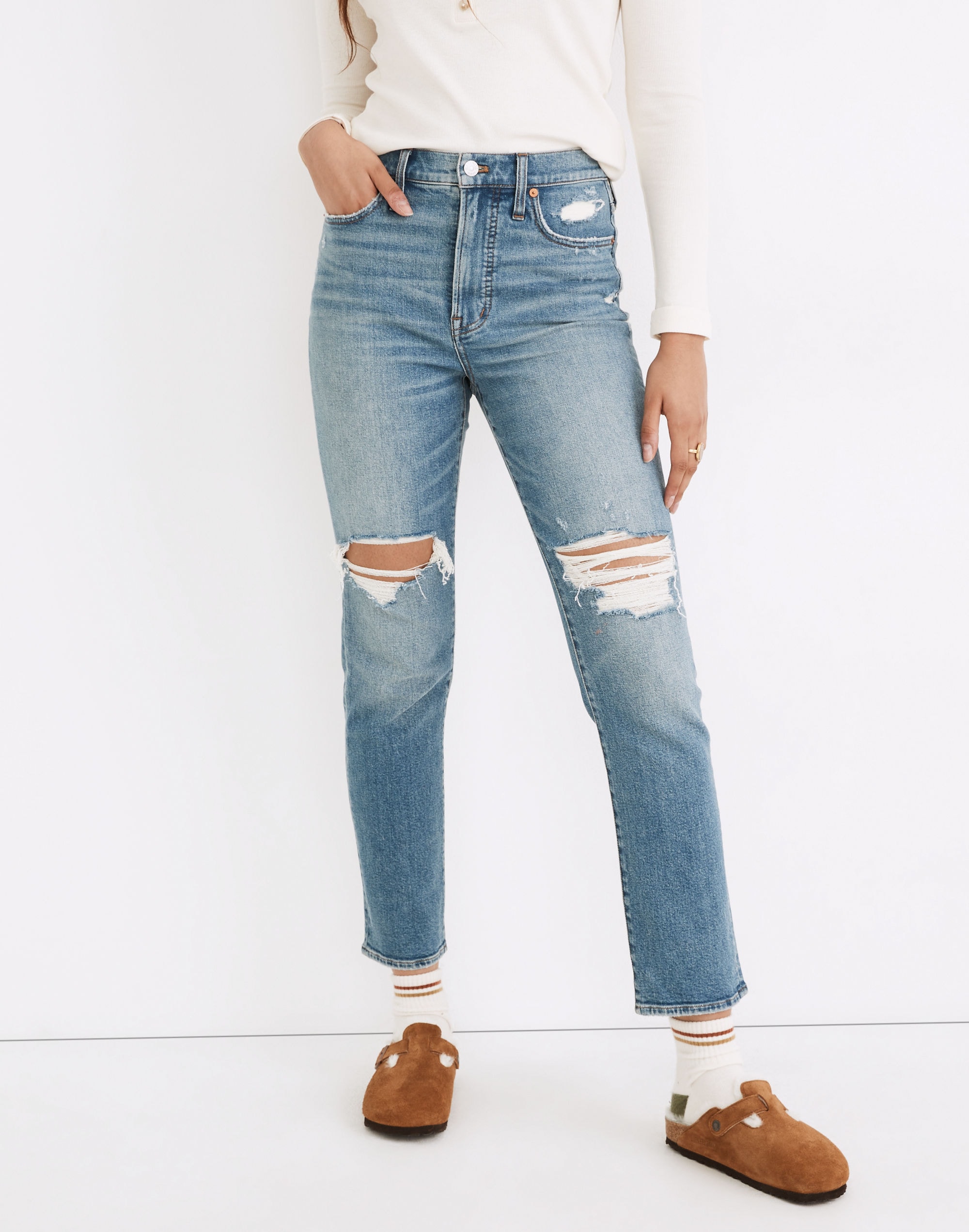 The Petite Perfect Vintage Jean in Denman Wash