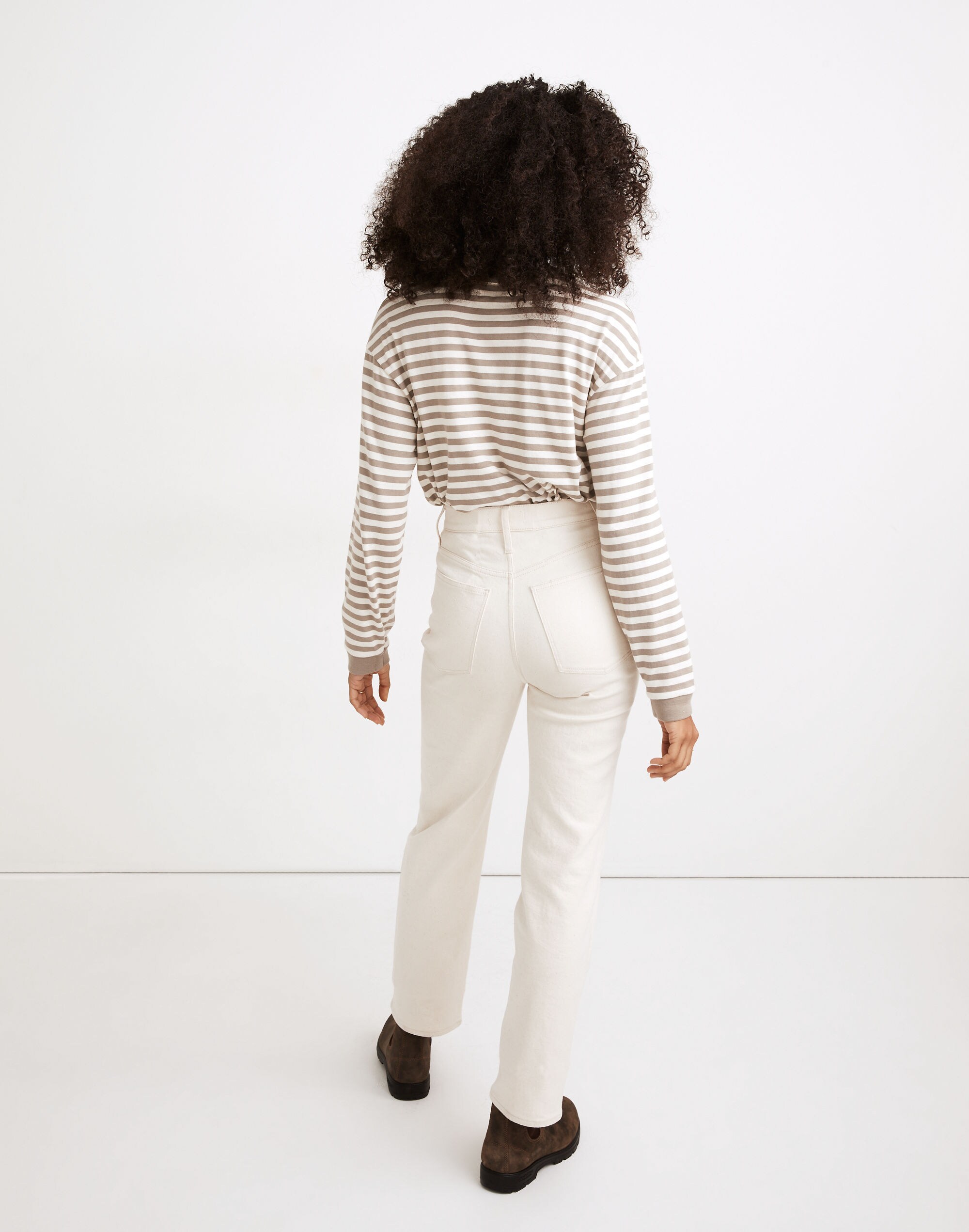 The Petite Perfect Vintage Straight Jean in Vintage Canvas