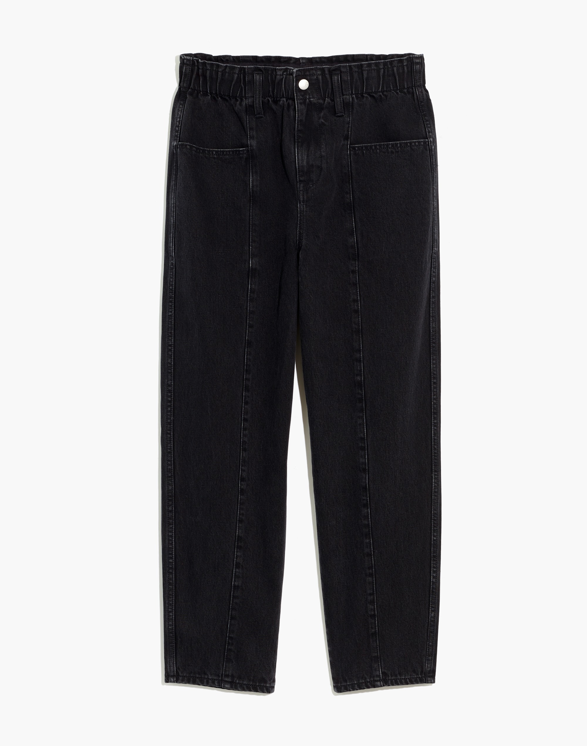Tall Pull-On Balloon Jeans in Hobson Wash: Paperbag Edition