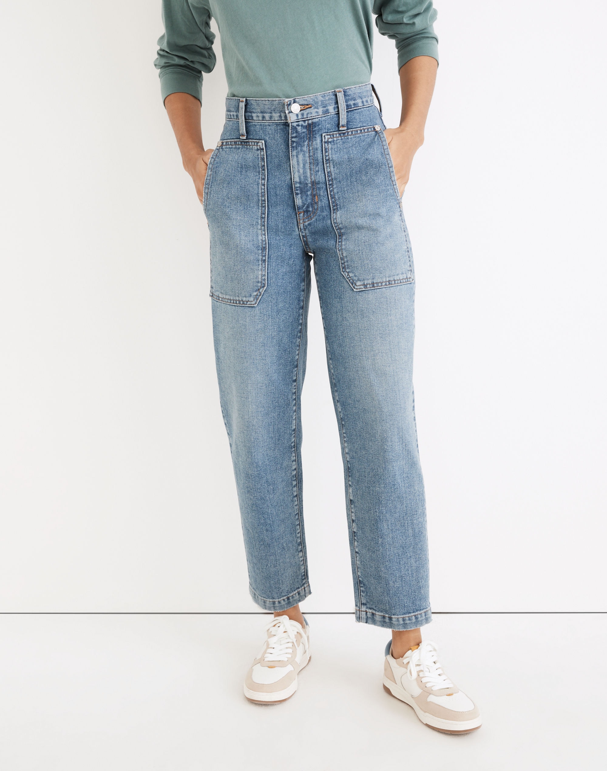 Balloon Jeans in Greene Wash: Workwear Edition