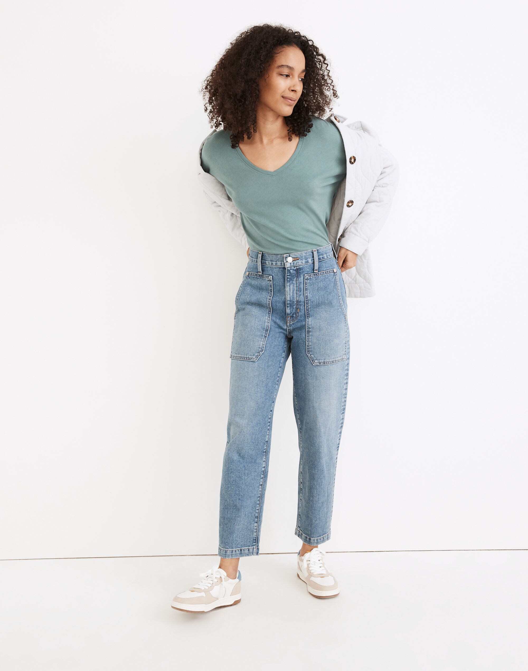 Balloon Jeans in Greene Wash: Workwear Edition | Madewell