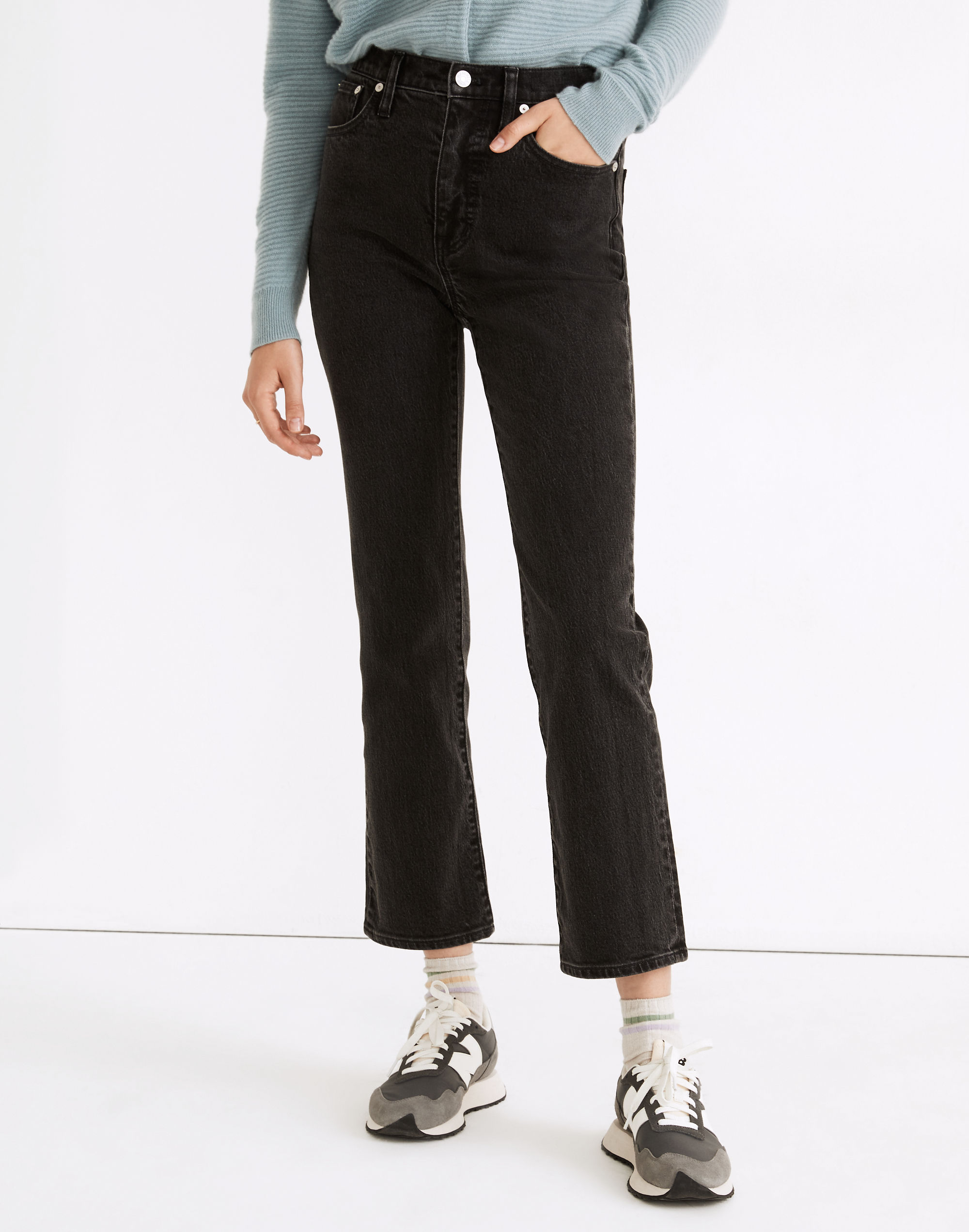 Petite Slim Demi-Boot Jeans in Lunar Wash