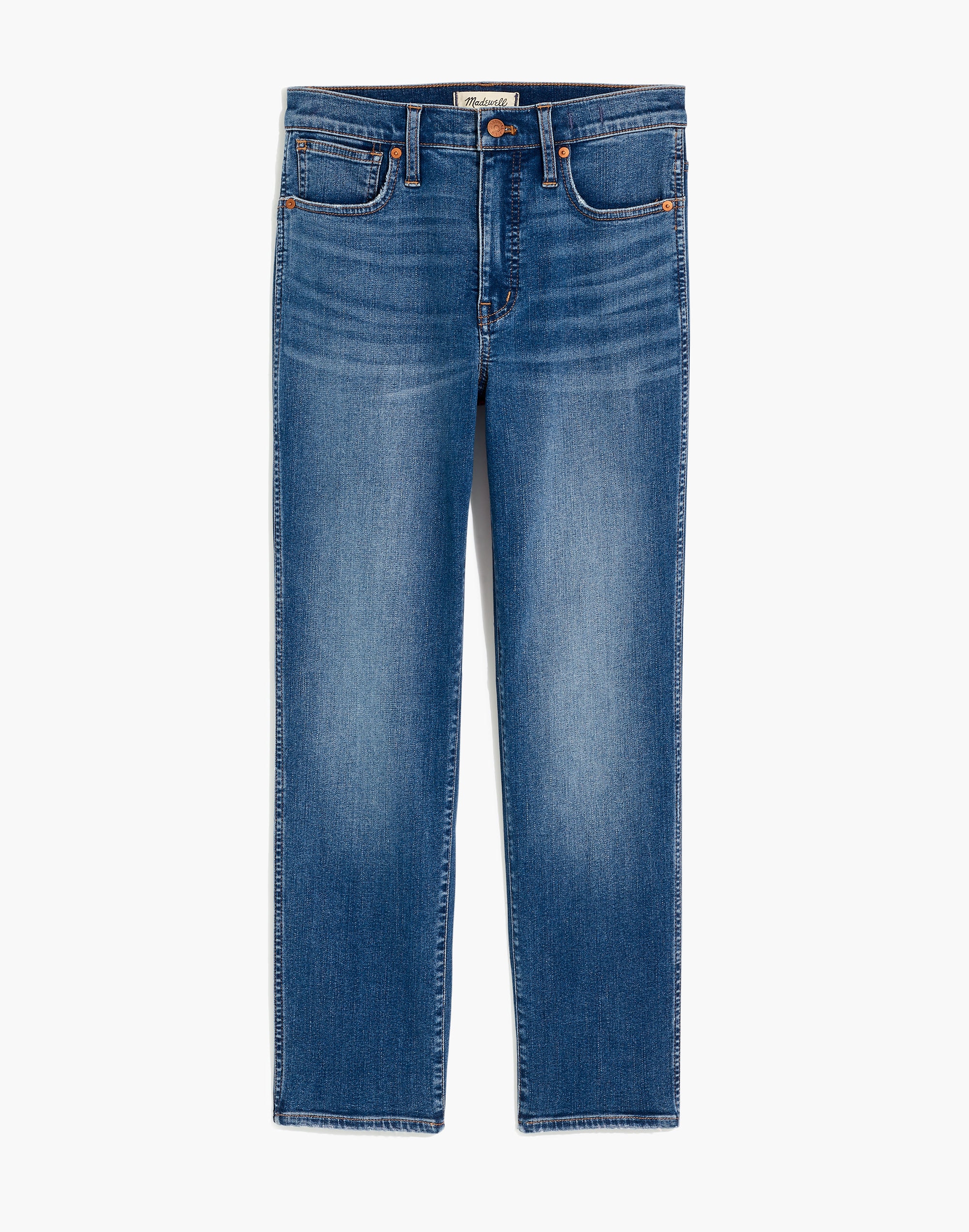 Curvy Stovepipe Jeans in Dearham Wash