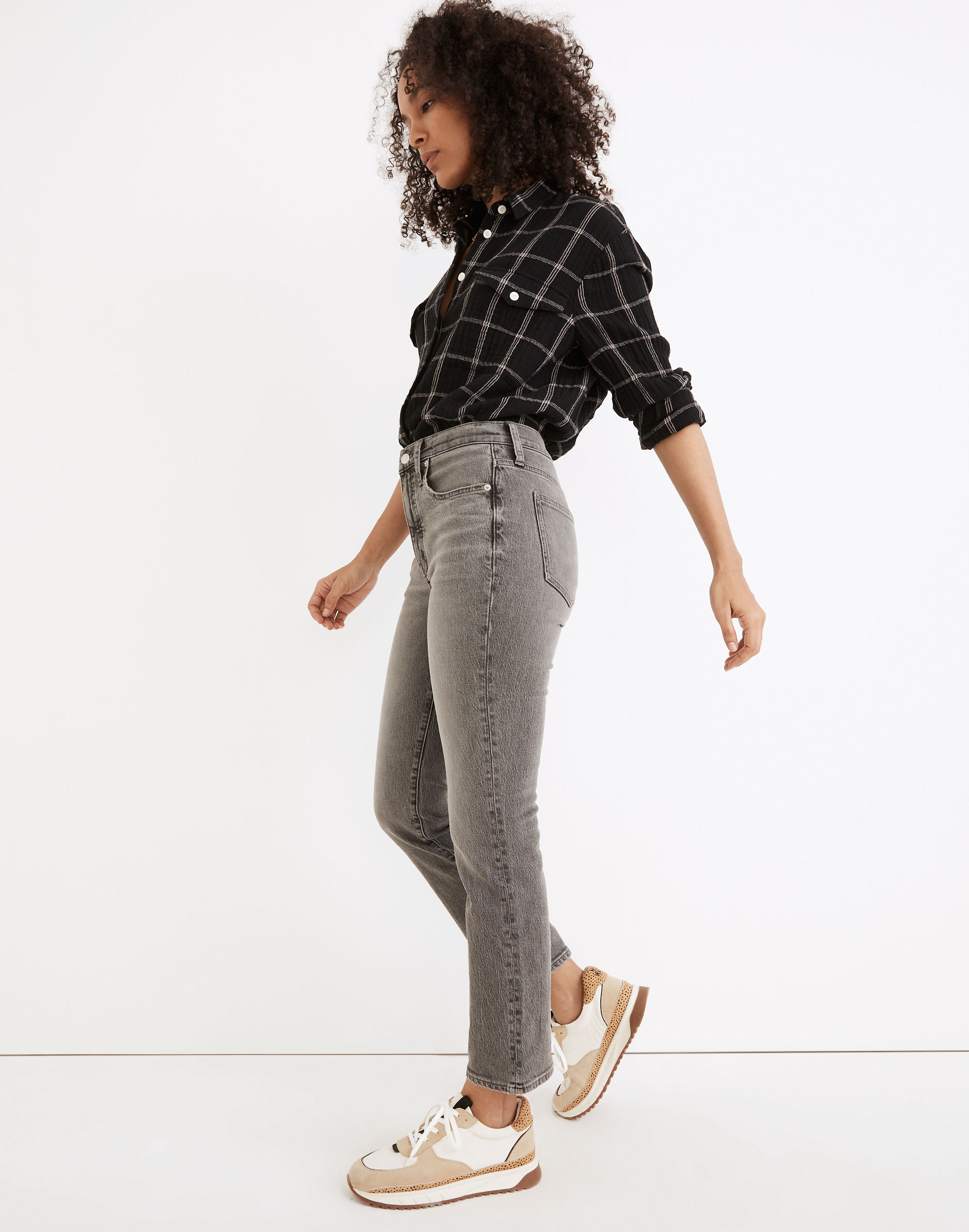 Slim Demi-Boot Jeans in Brookford Wash