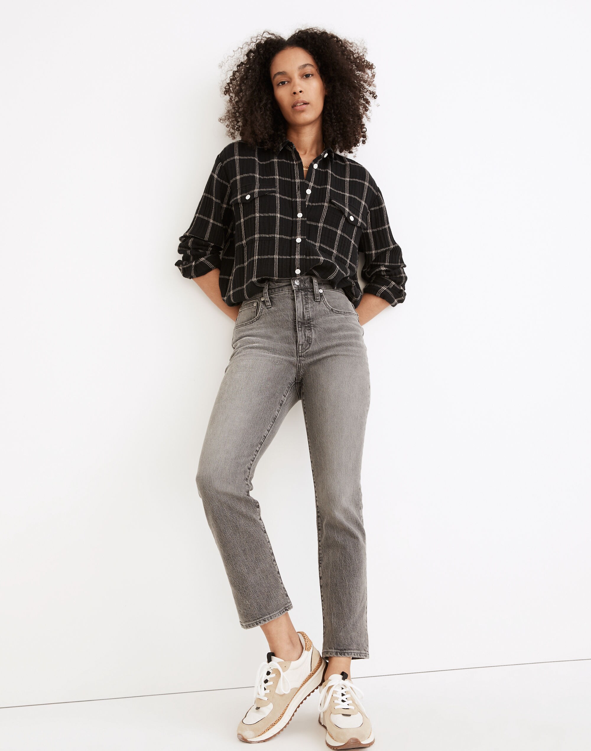 Slim Demi-Boot Jeans in Brookford Wash