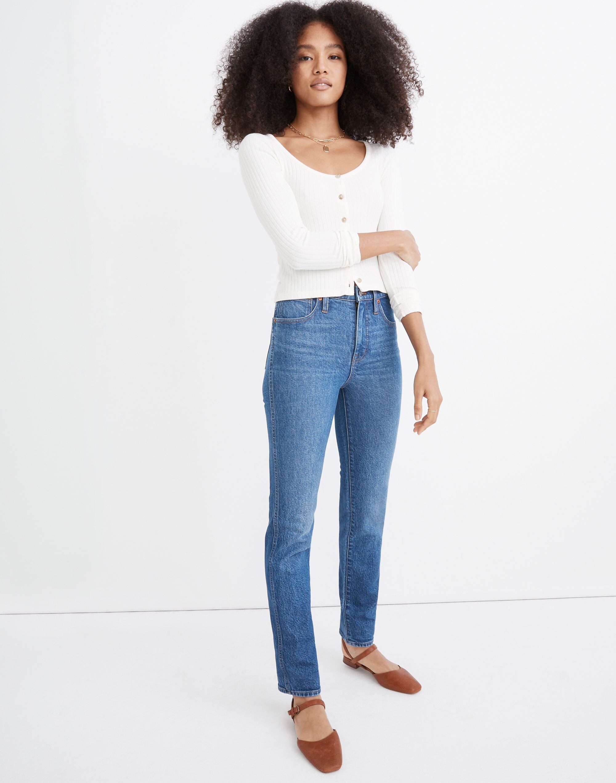 Stovepipe Full-Length Jeans in Styler Wash | Madewell