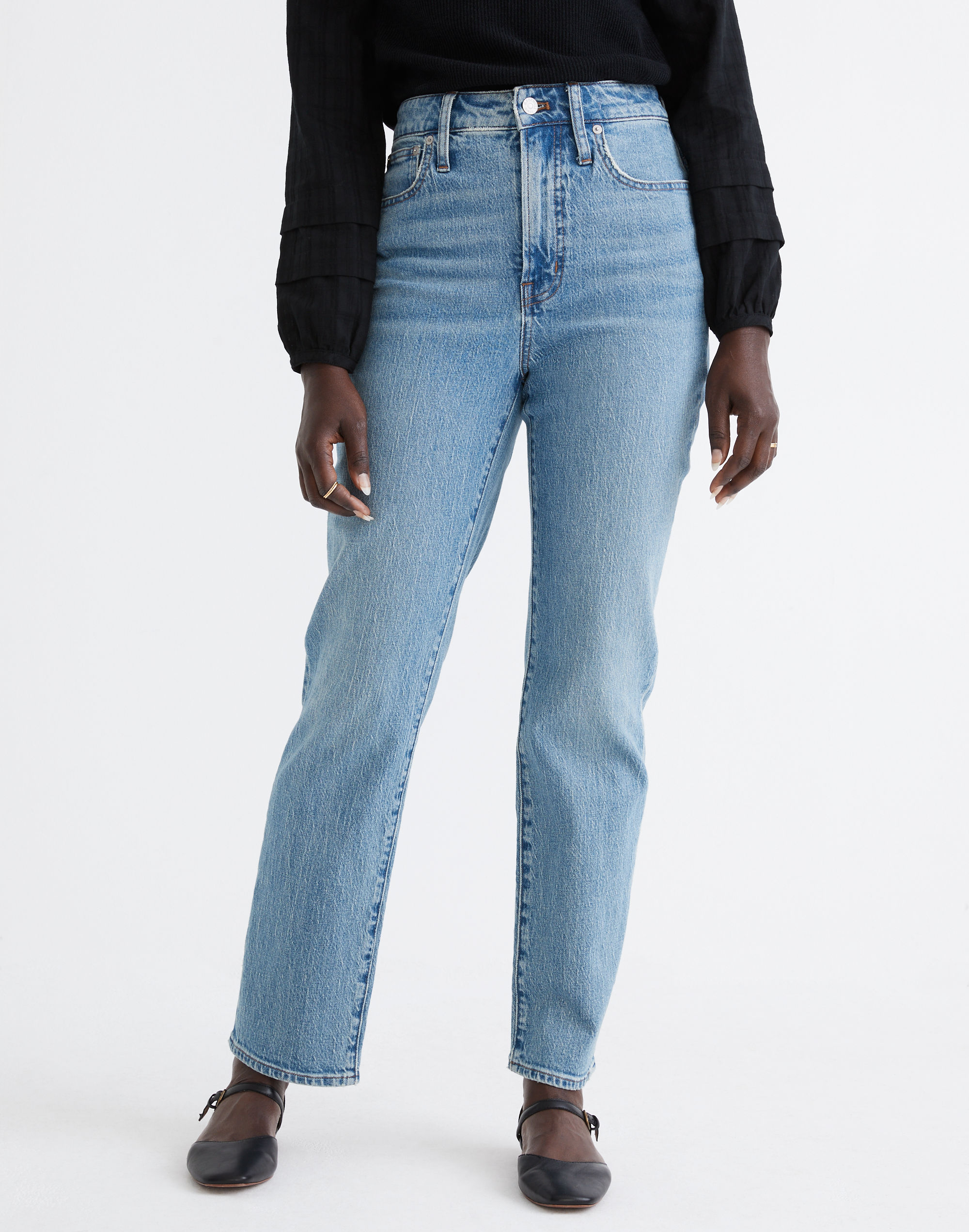 The Curvy Perfect Vintage Straight Jean in Hoye Wash