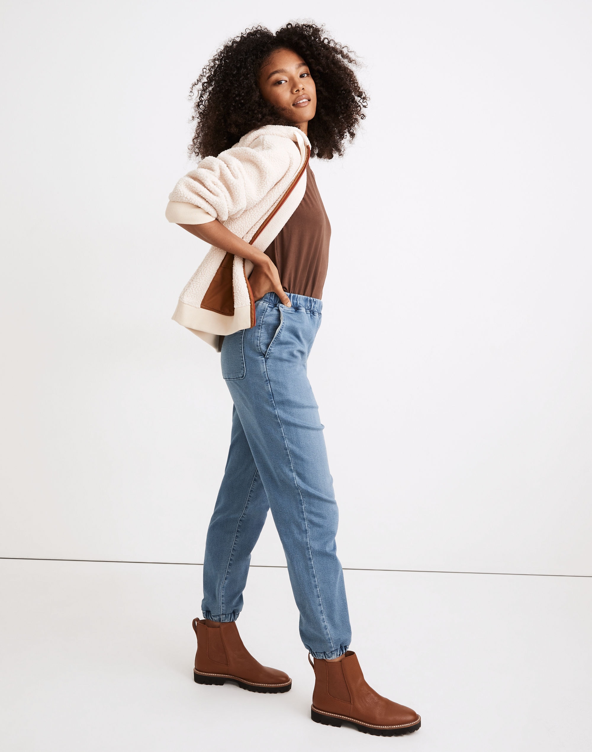 Sweatpant Jeans in Nealy Wash