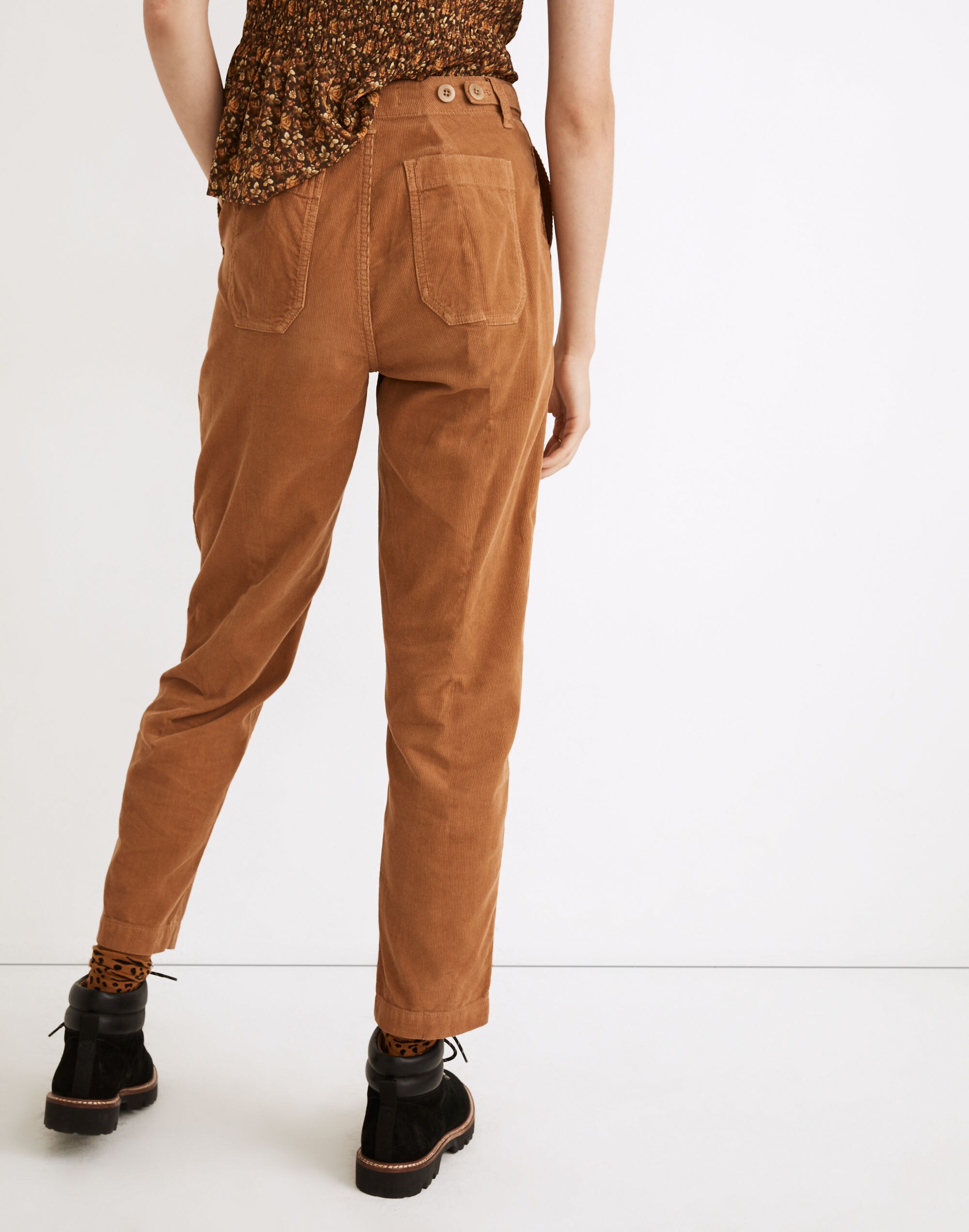 Corduroy Griff Tapered Fatigue Pants