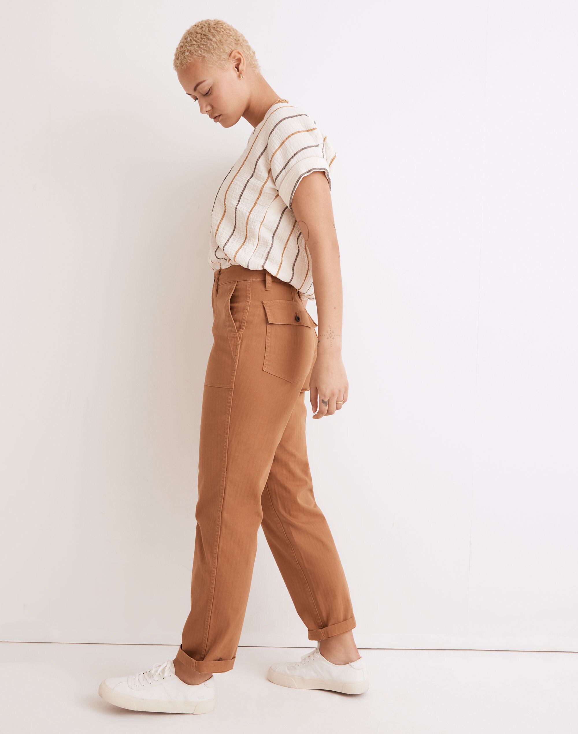 The Curvy Perfect Vintage Straight Workwear Pants