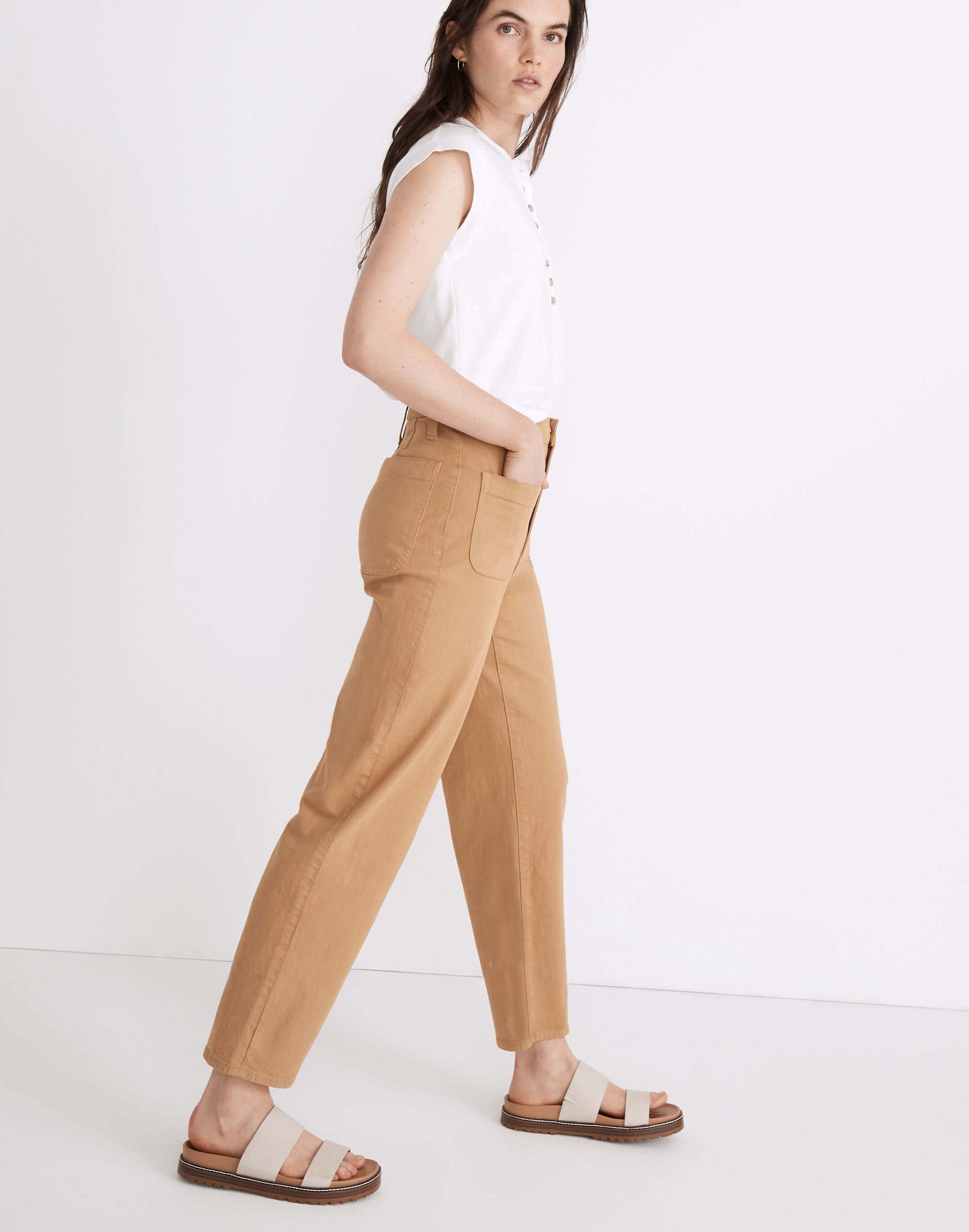 Garment-Dyed Balloon Pants: Patch Pocket Edition