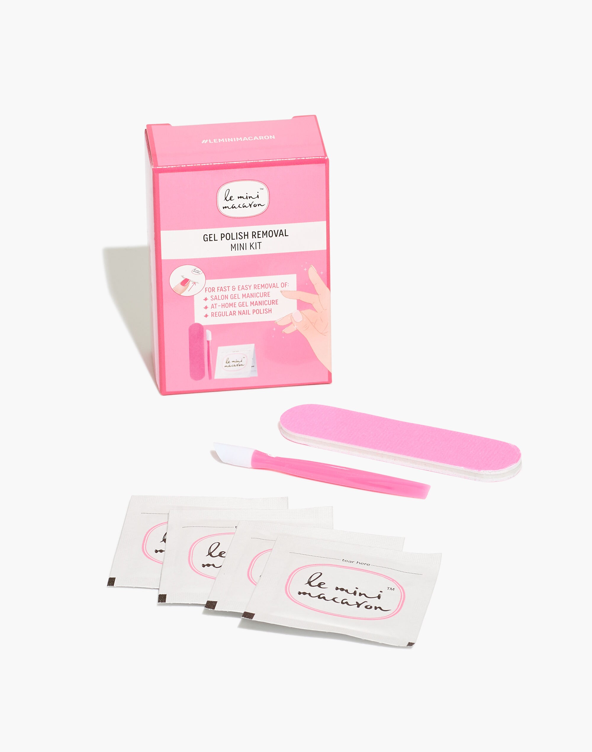 Le Mini Macaron Gel Nail Polish Remover Kit