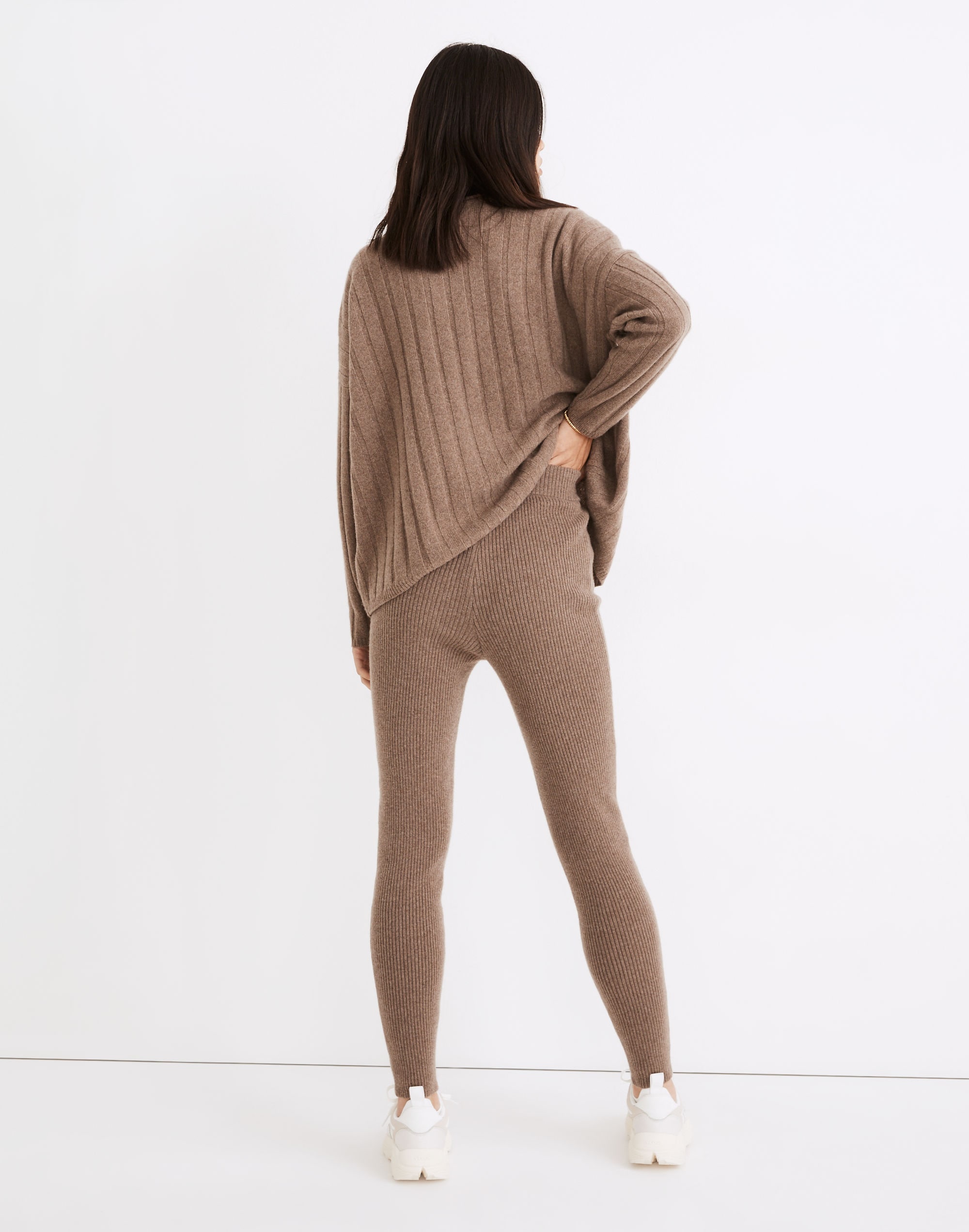 (Re)sourced Cashmere High-Rise Sweater Leggings