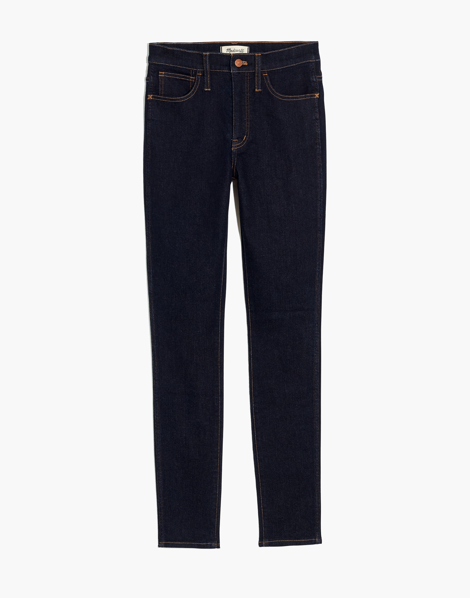 Petite 9" Mid-Rise Roadtripper Supersoft Skinny Jeans in Castell Wash