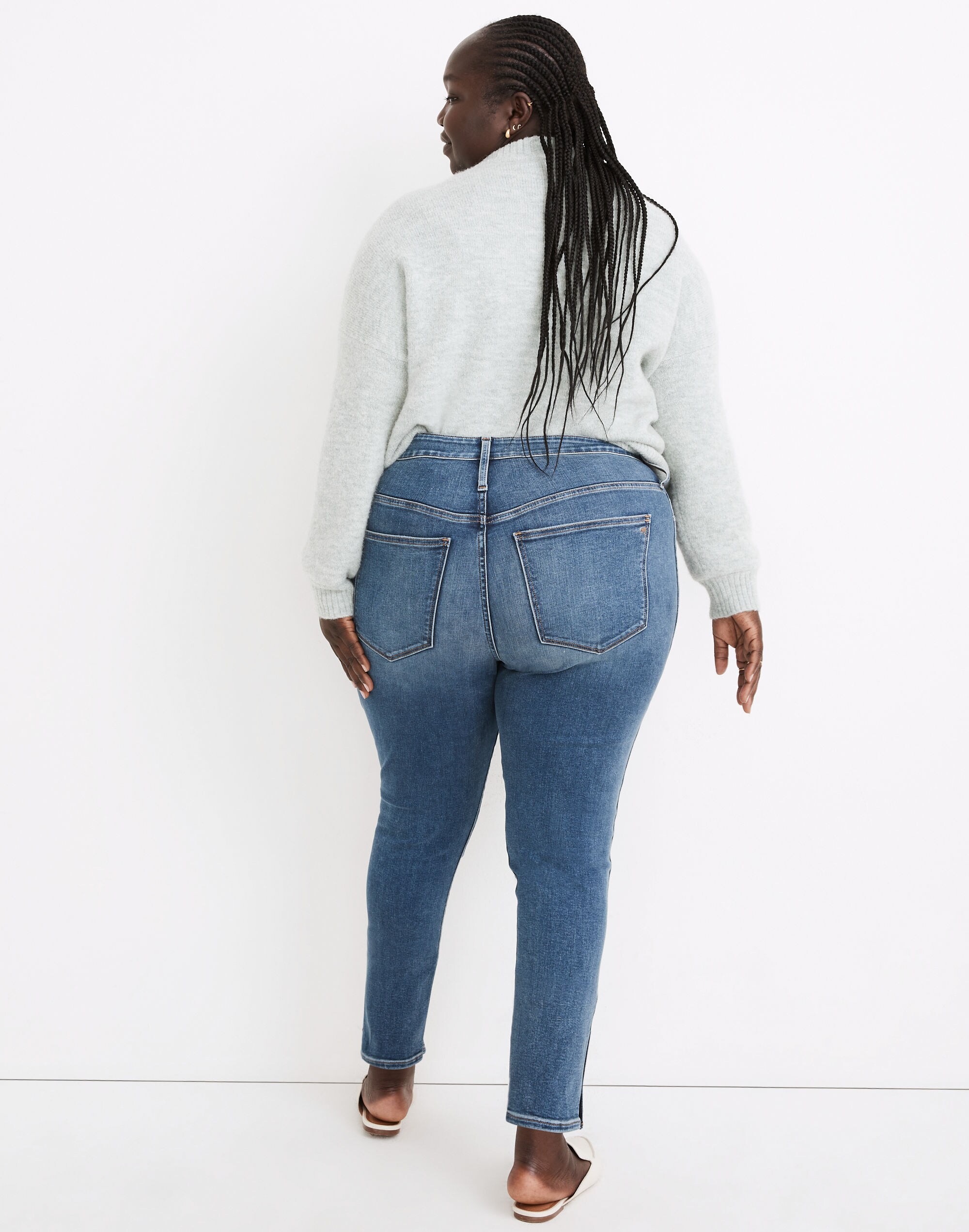 Plus 10" High-Rise Roadtripper Authentic Skinny Jeans: Snap-Hem Edition