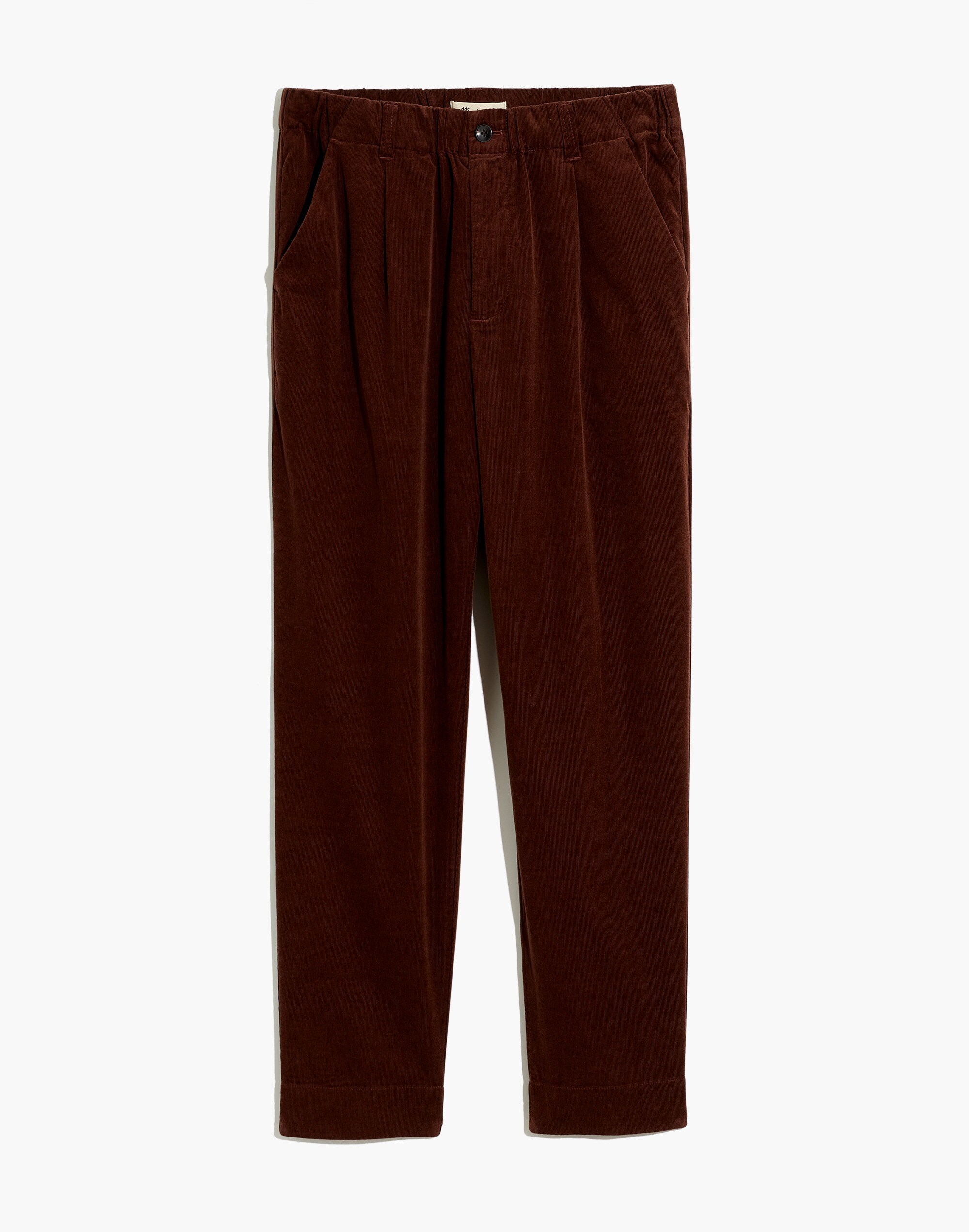 Plus Curvy Corduroy Pull-On Mid-Rise Jogger Pants