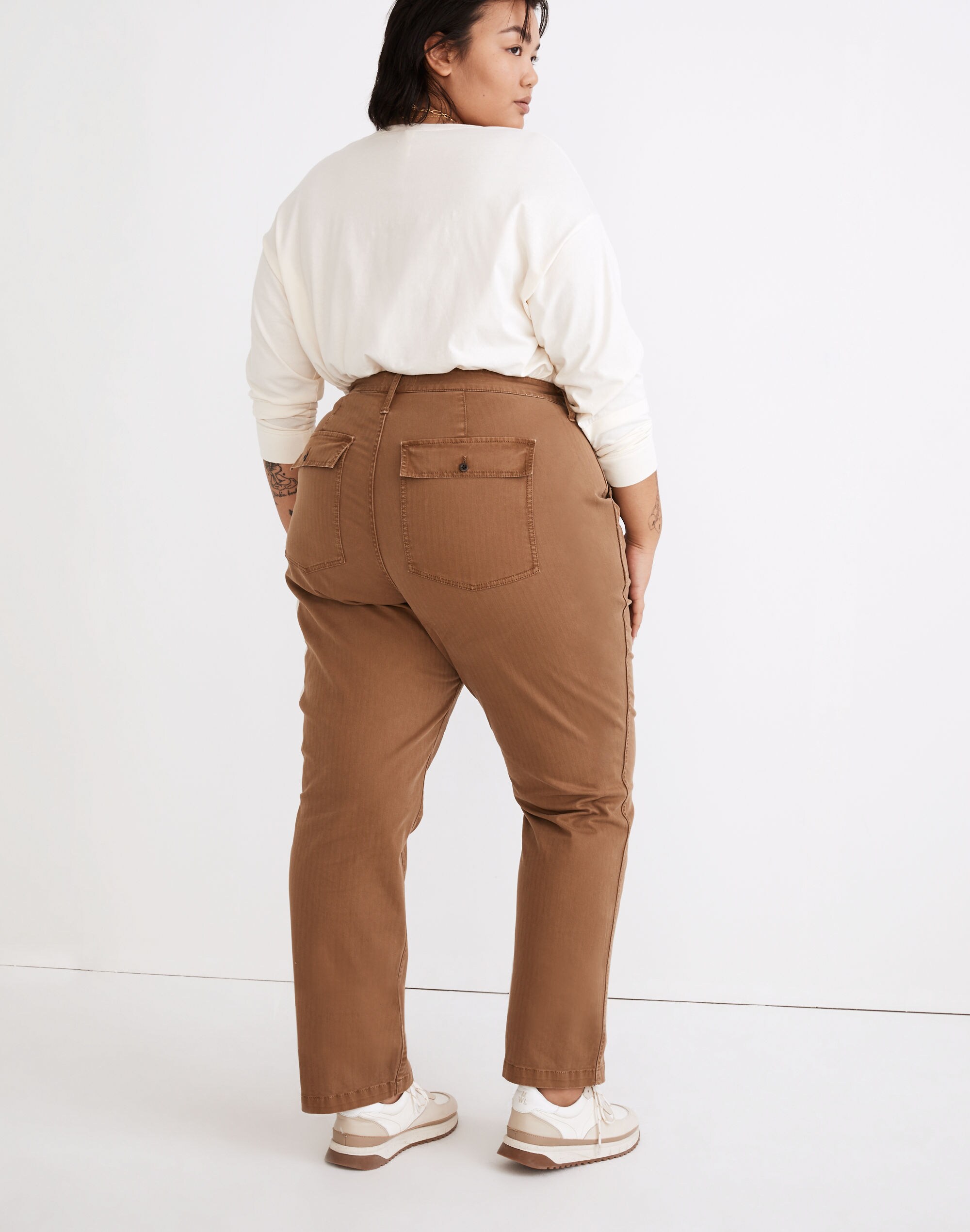 The Plus Curvy Perfect Vintage Straight Workwear Pants