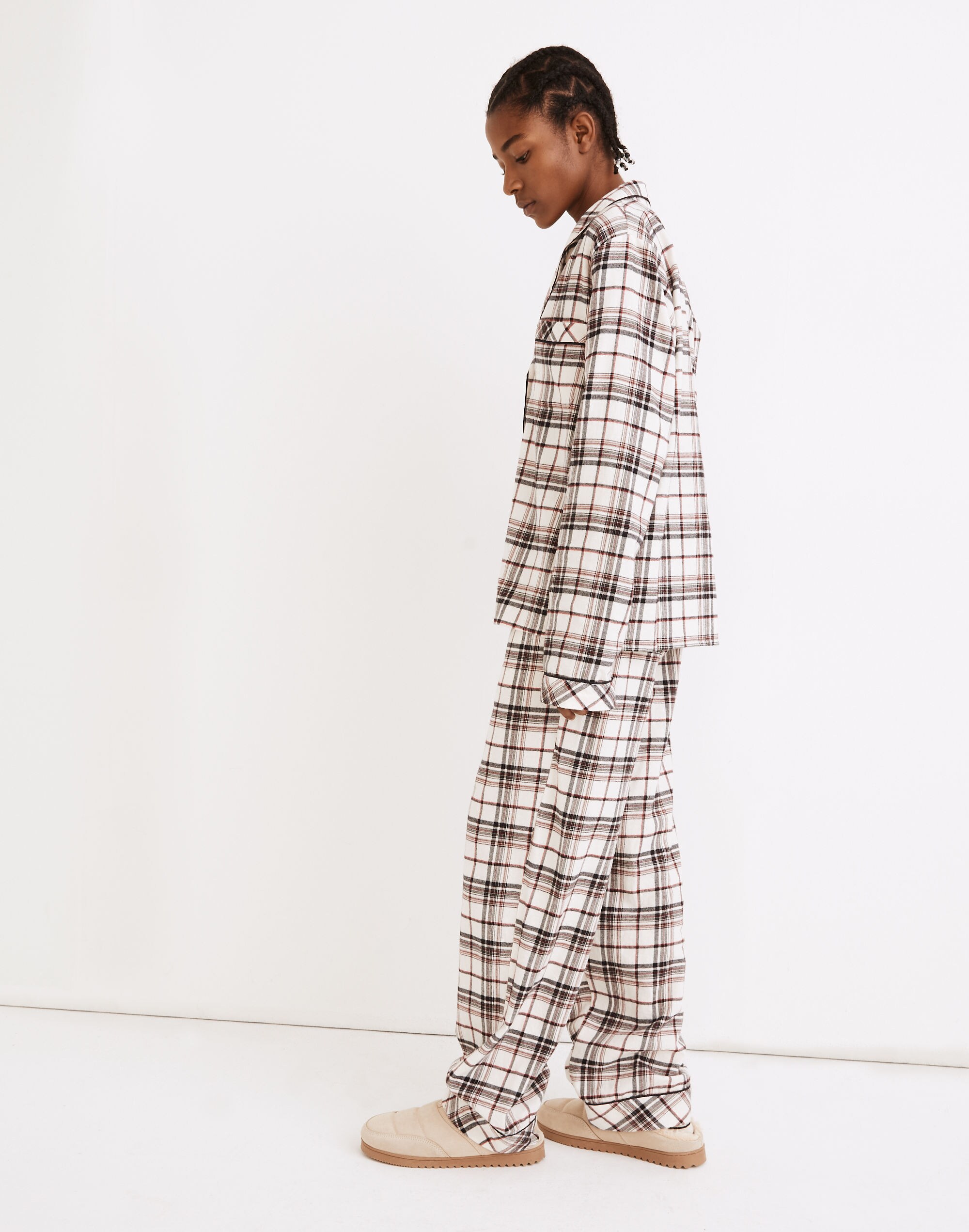 Flannel Bedtime Pajama Set in Nordway Plaid