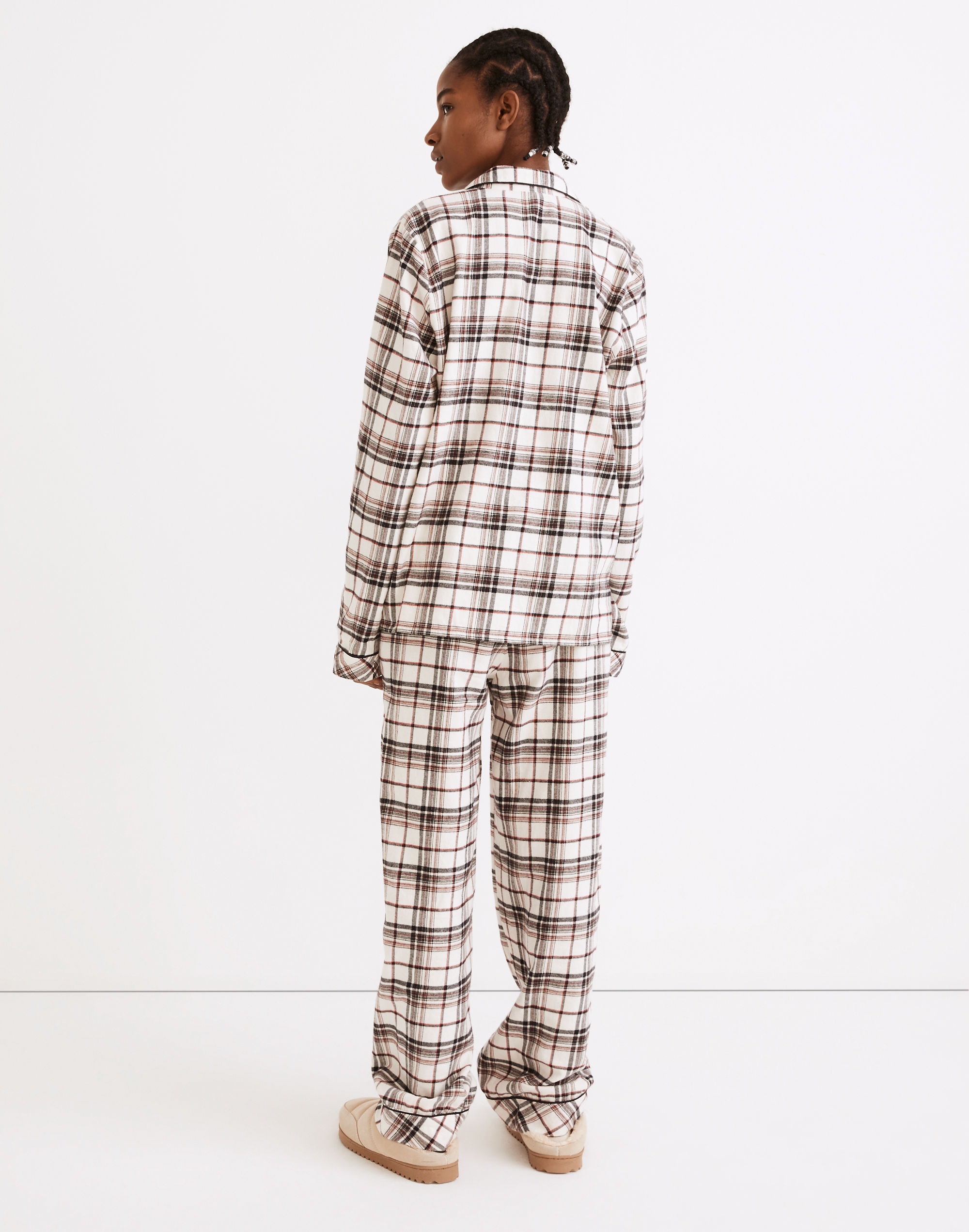 Flannel Bedtime Pajama Set in Nordway Plaid