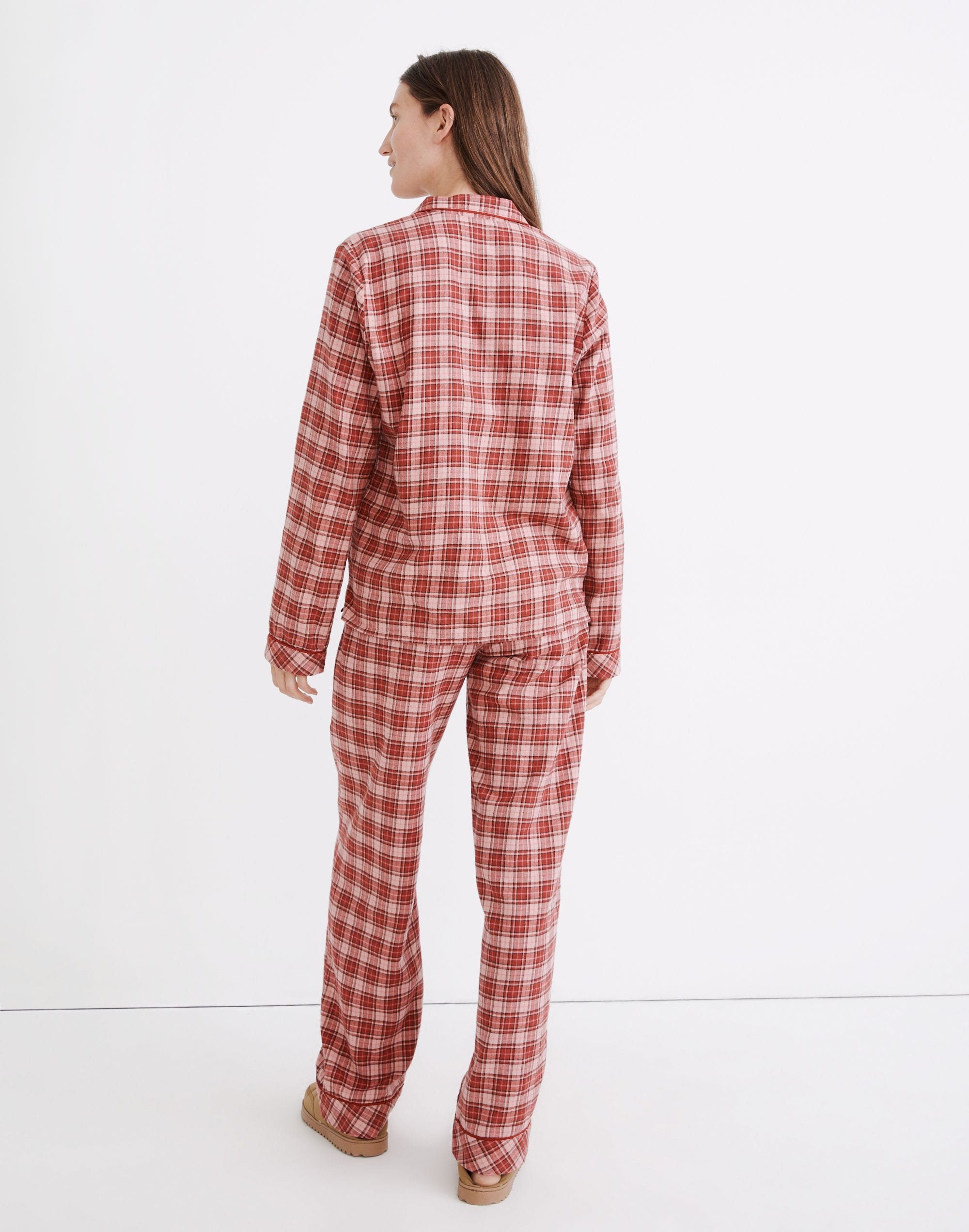 Flannel Bedtime Pajama Set in Beiling Plaid