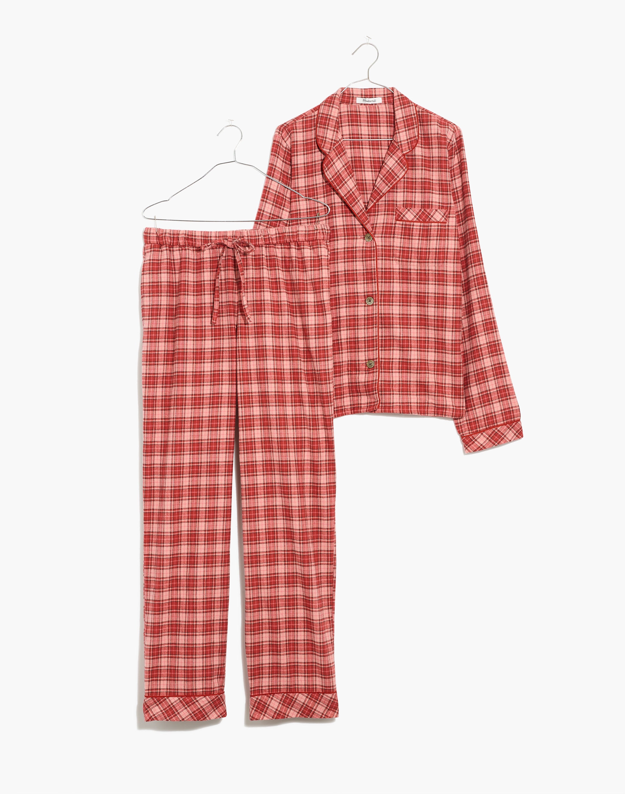 Flannel Bedtime Pajama Set in Beiling Plaid
