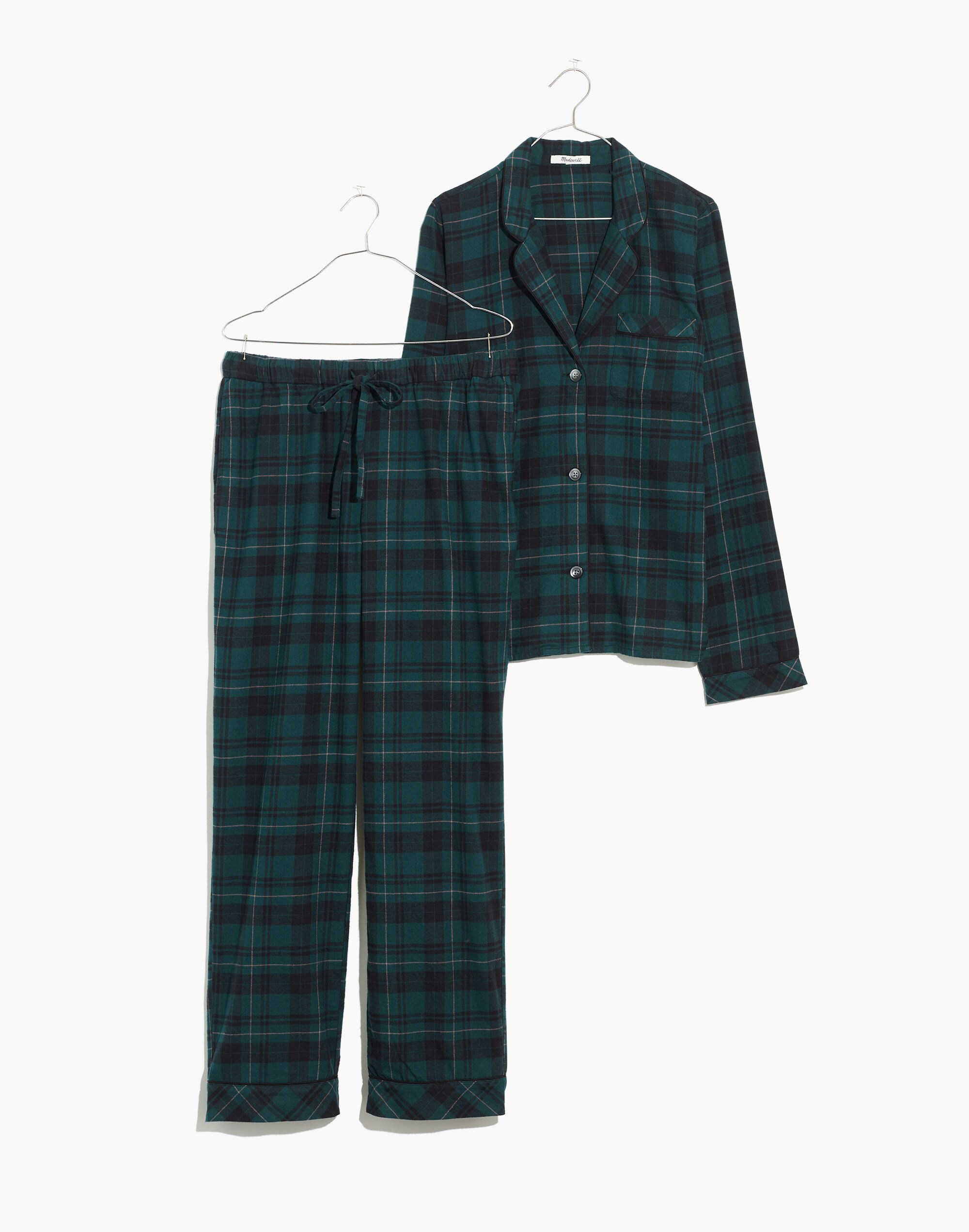 Flannel Bedtime Pajama Set in Reywood Plaid