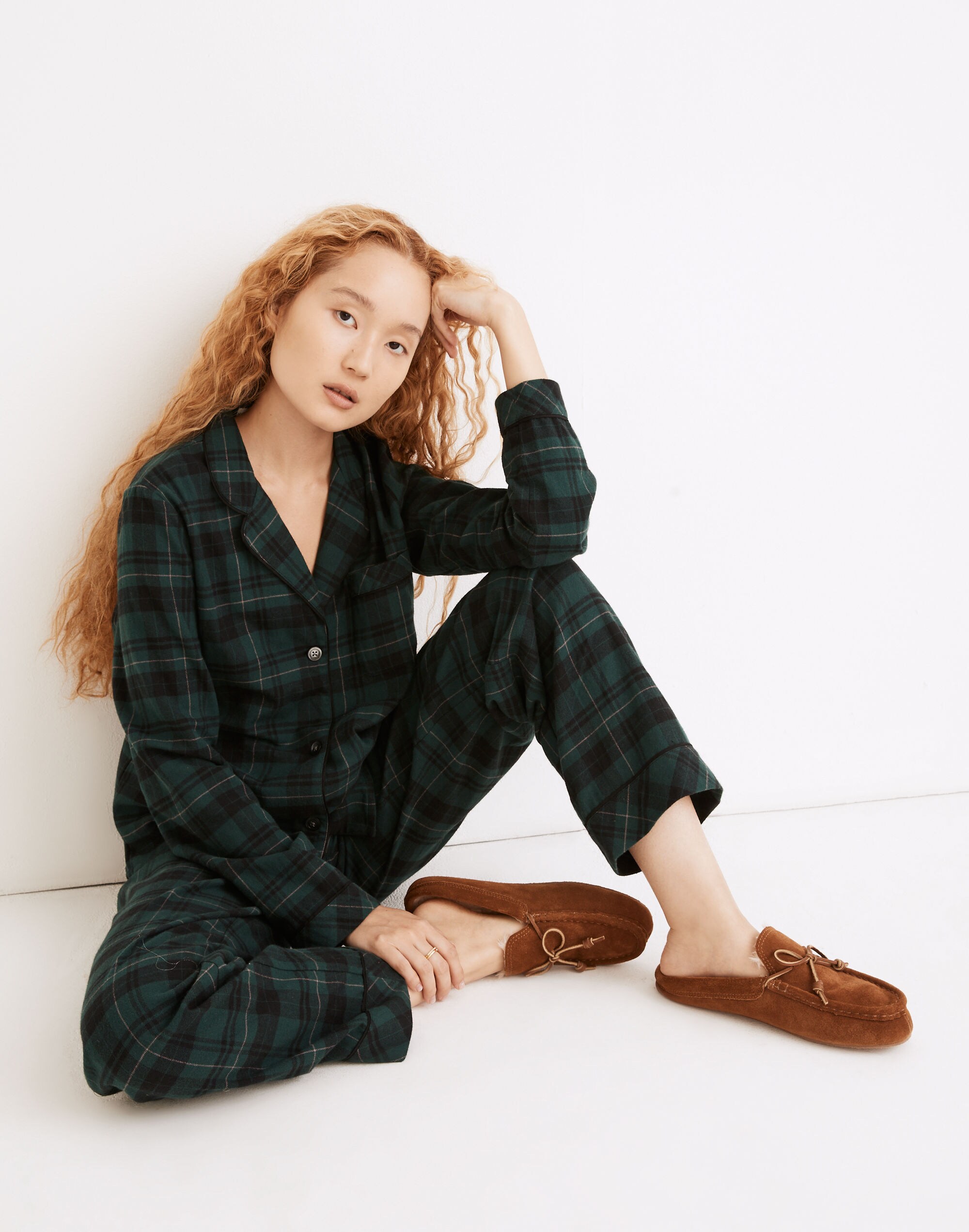 Flannel Bedtime Pajama Set in Reywood Plaid