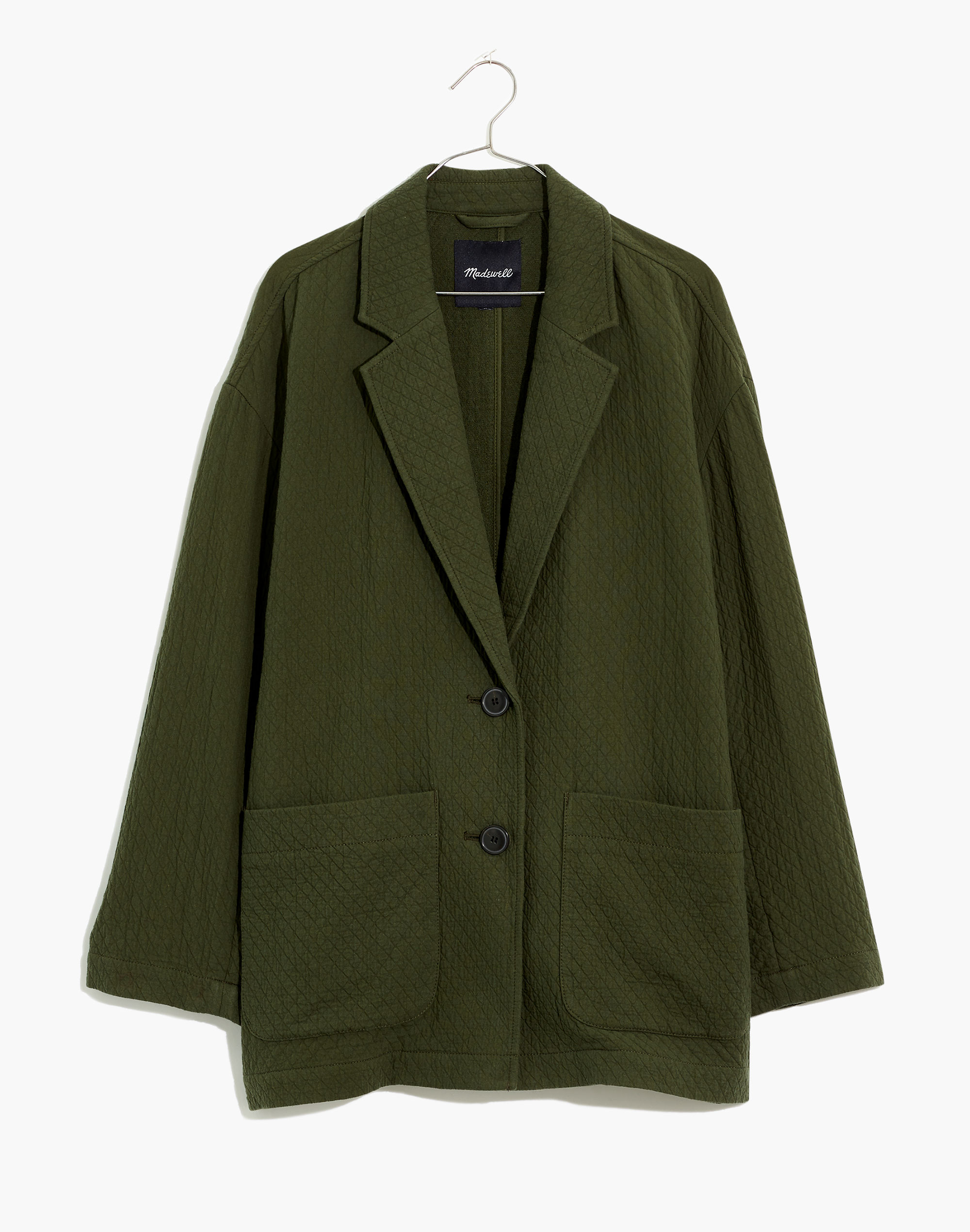 Diamond Jacquard Shaw Blazer