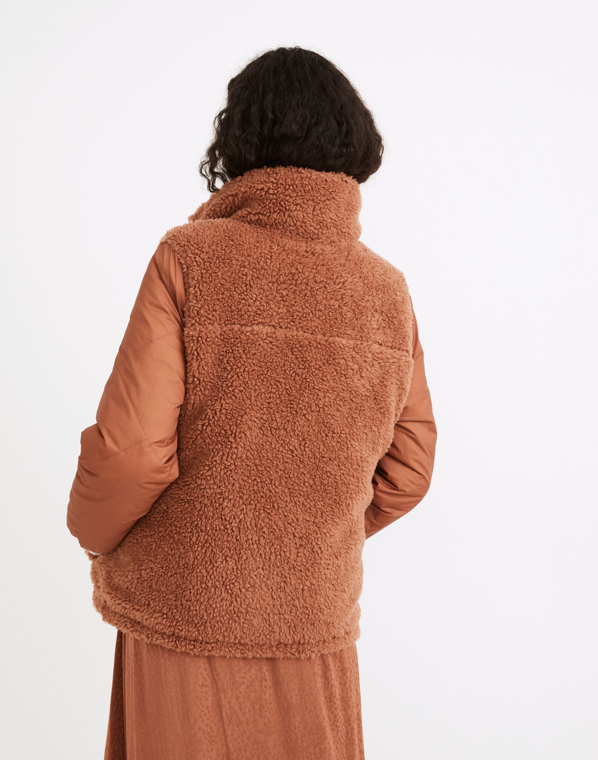 Reversible Sherpa Puffer Jacket