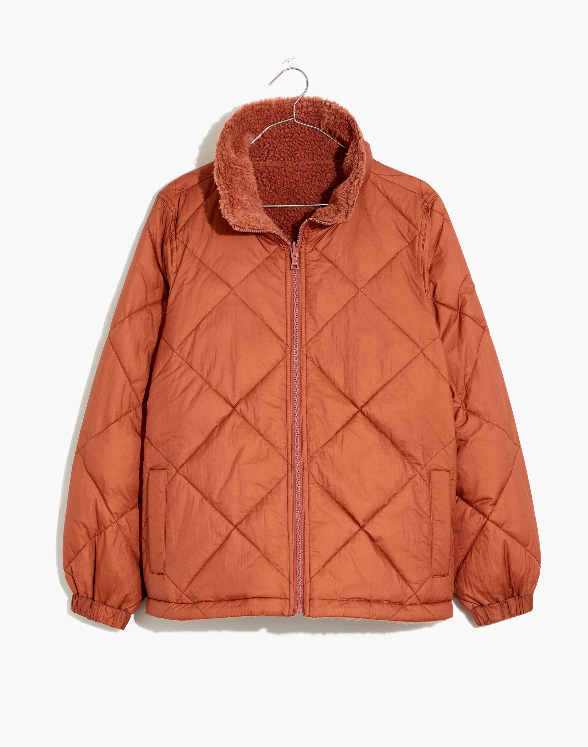 Reversible Sherpa Puffer Jacket