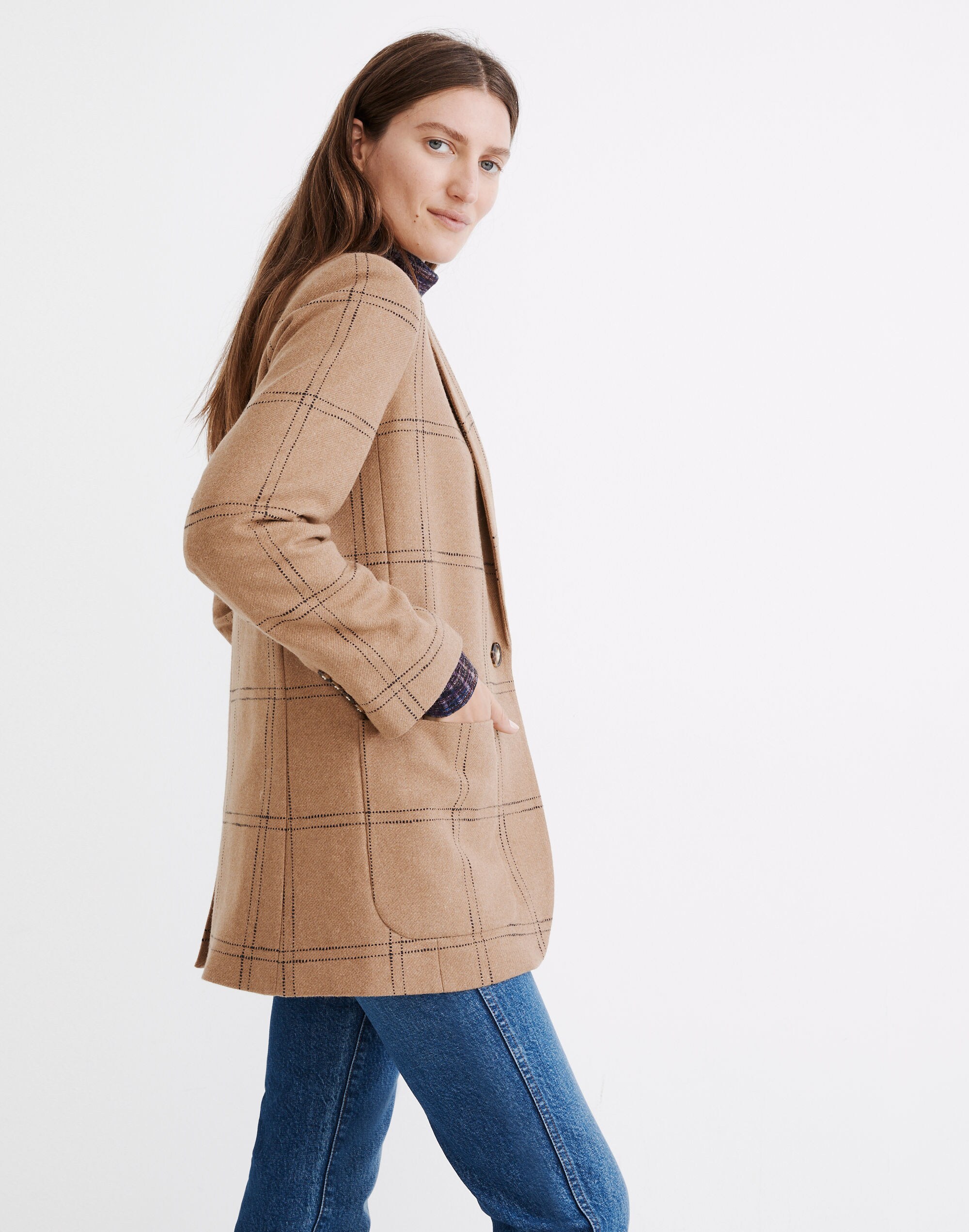 Larsen Blazer in Windowpane