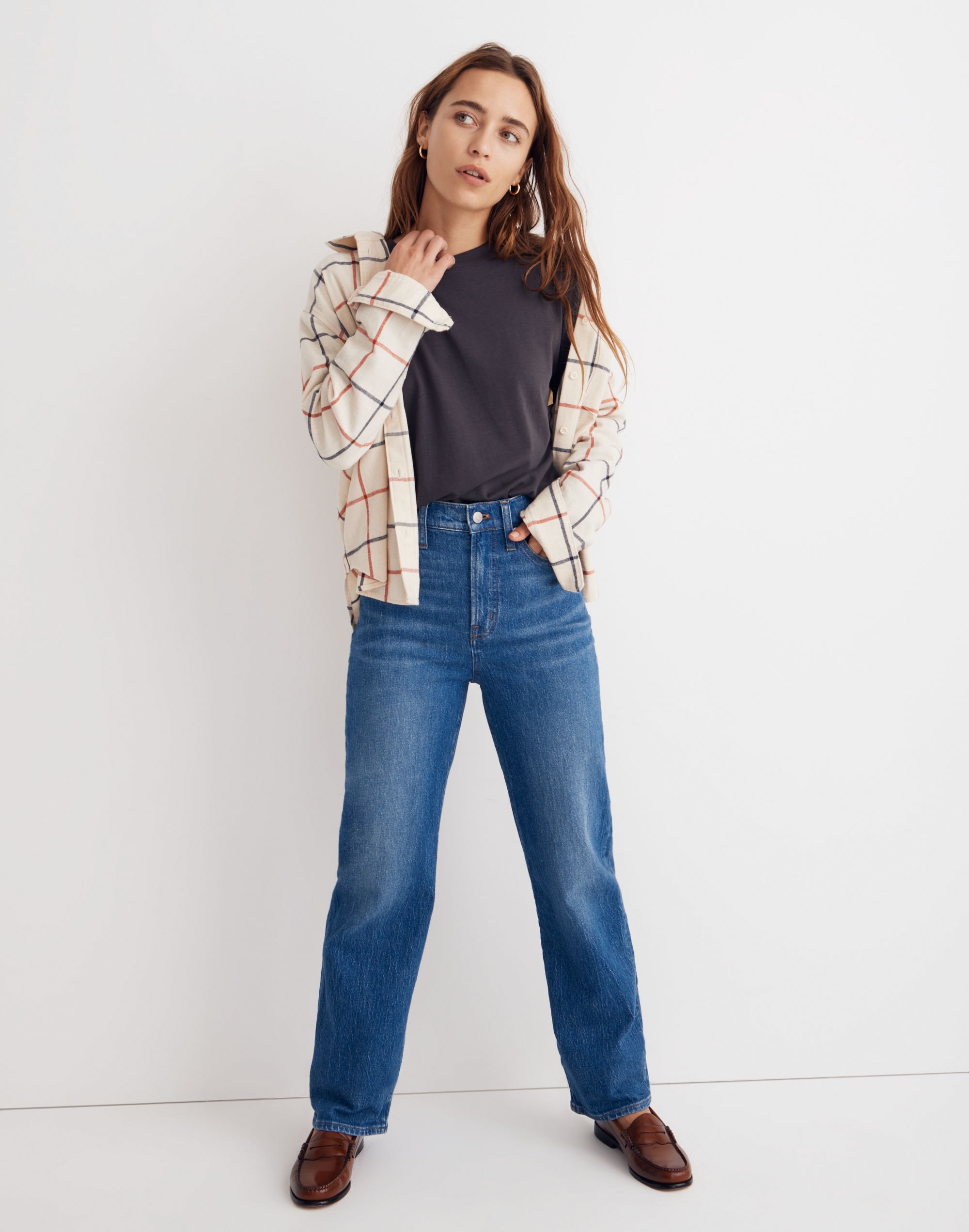 Supima&reg; Cotton Essential Long-Sleeve Tee