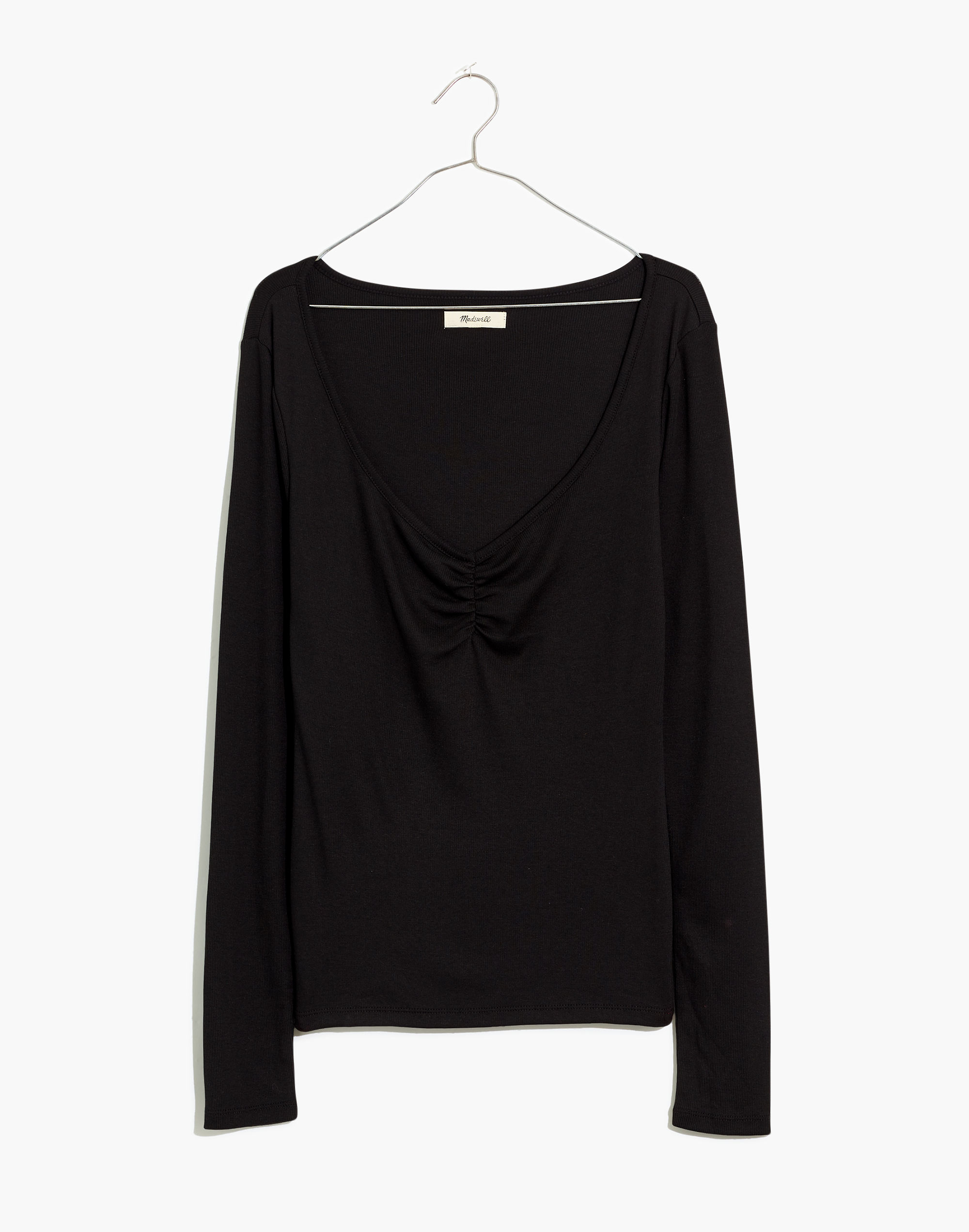 Fine Ribbed Sweetheart Tee