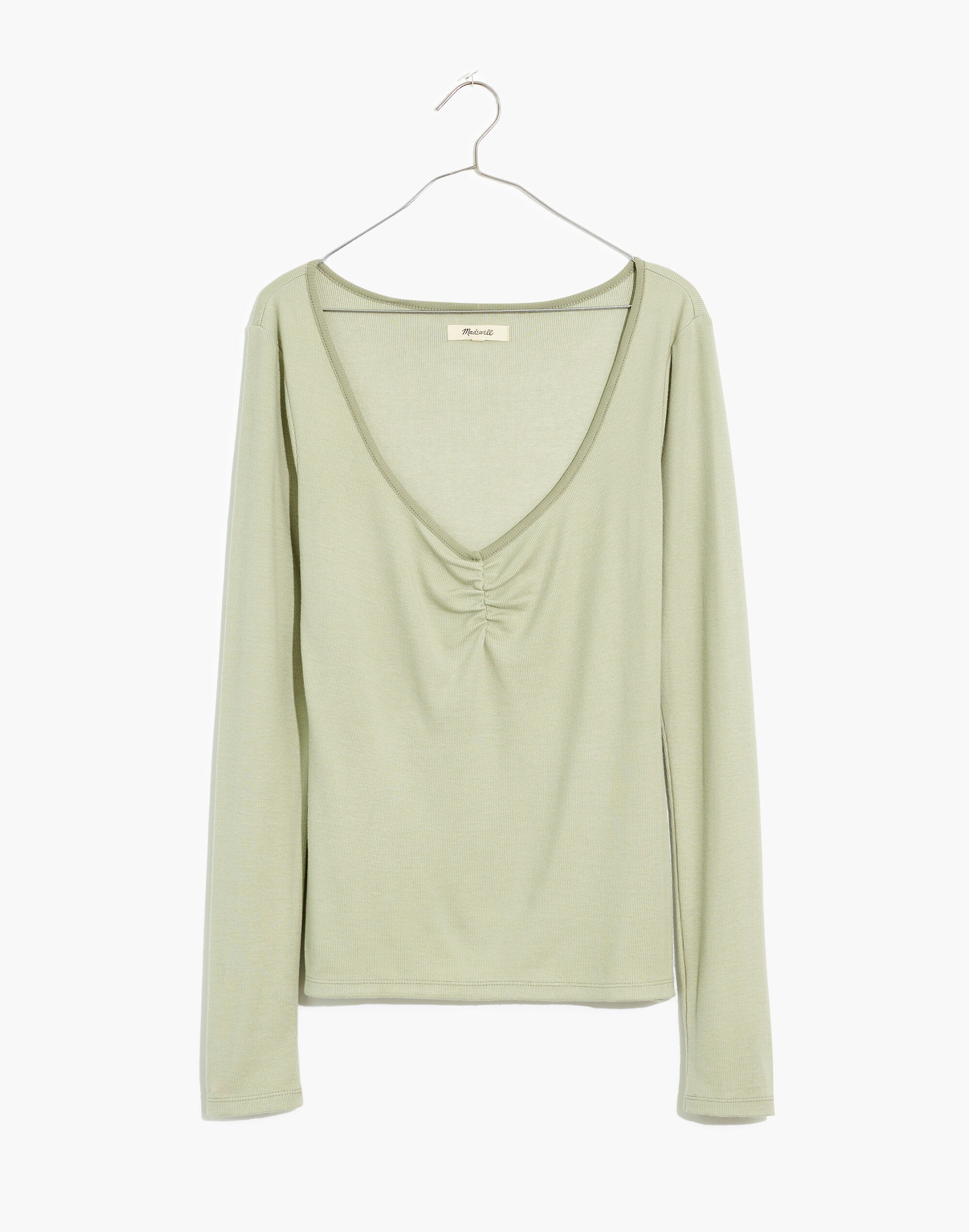 Fine Ribbed Sweetheart Tee
