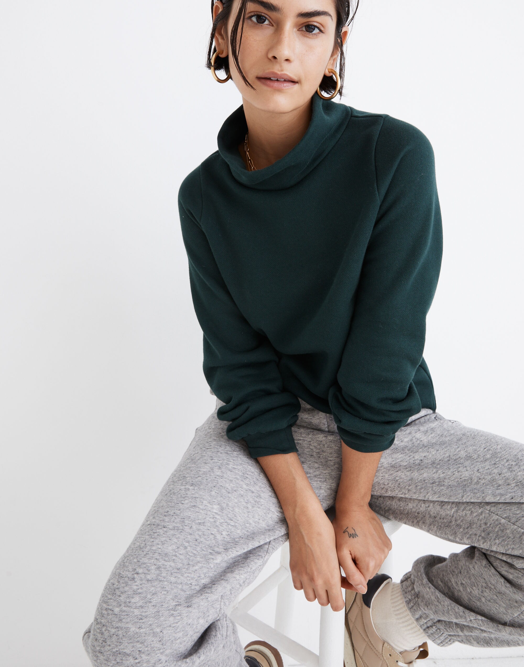 MWL Betterterry Relaxed Turtleneck Sweatshirt
