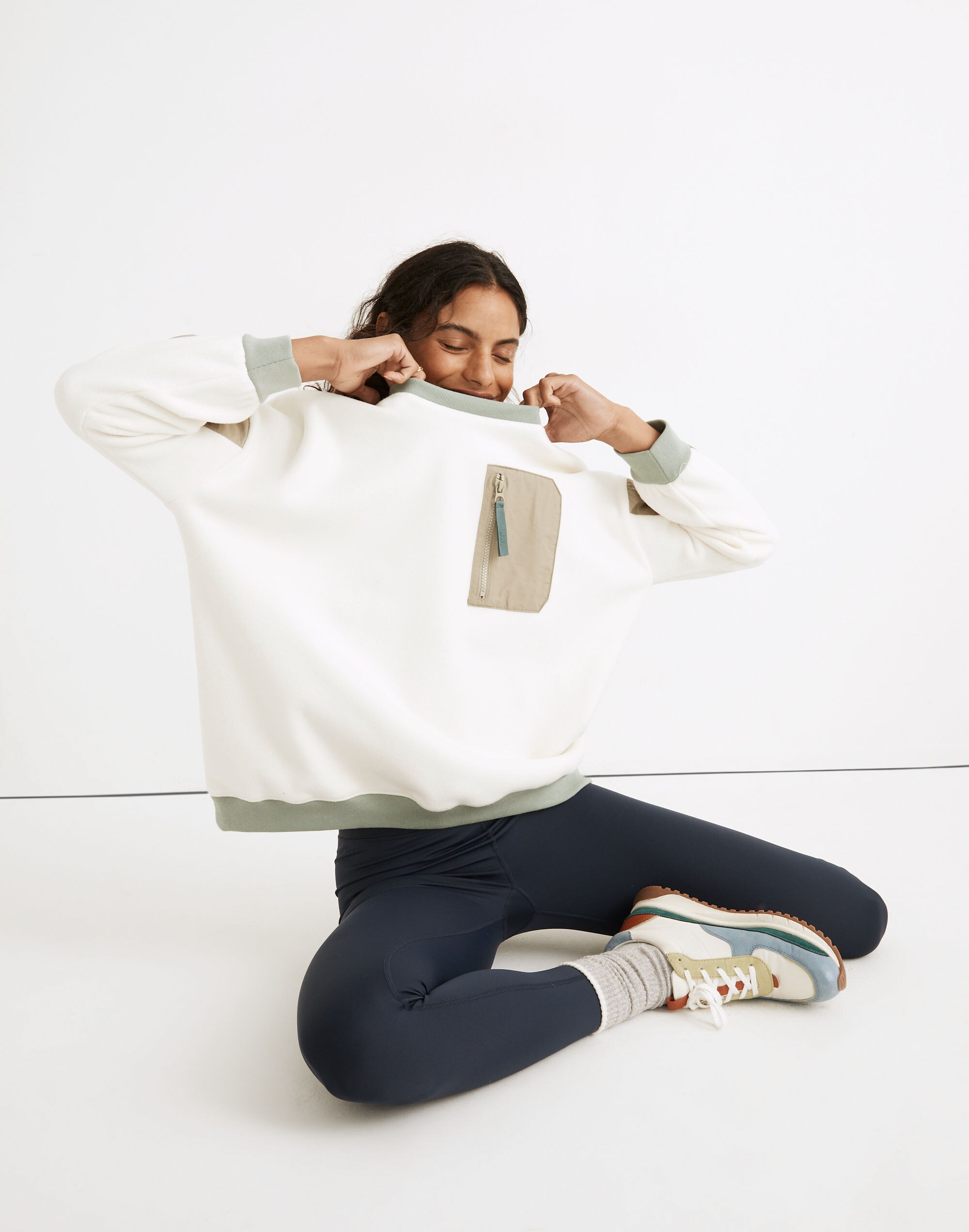 MWL Betterfleece Colorblock Crewneck Sweatshirt