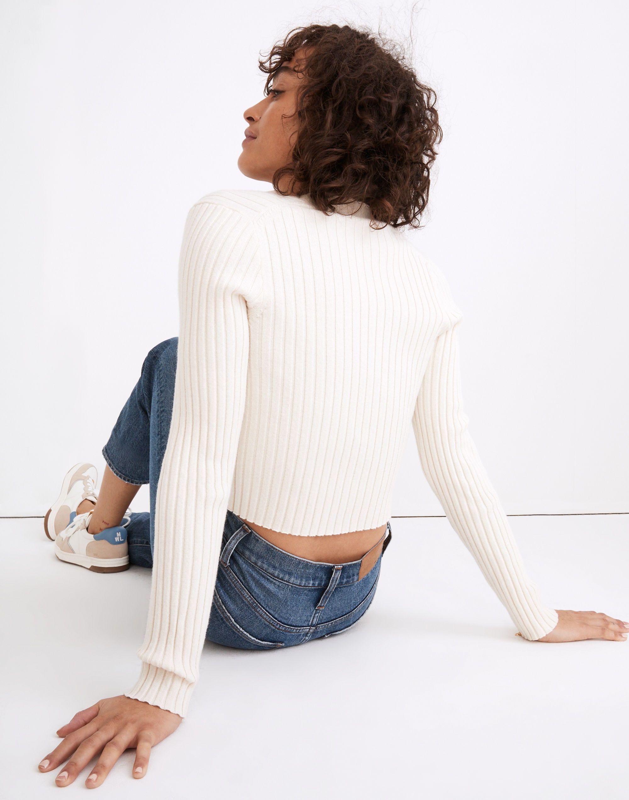 Brenville Crop Cardigan Sweater