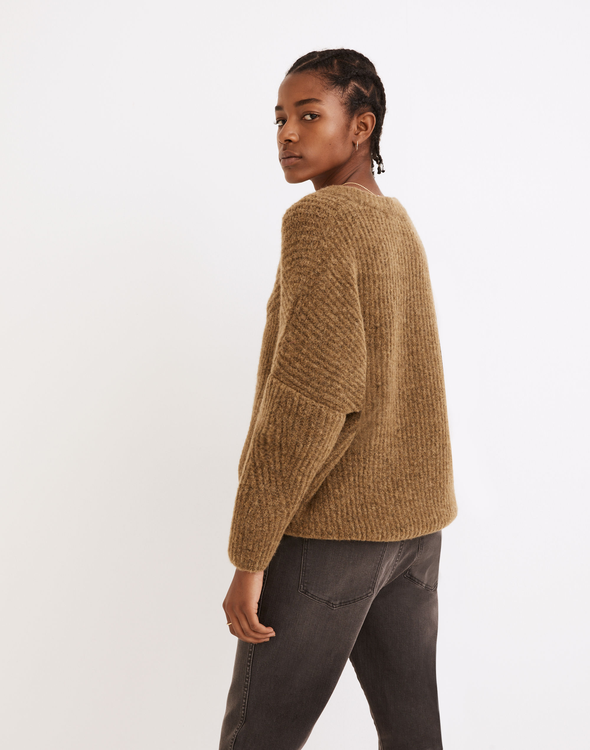 Belfiore Ribbed Pullover Sweater