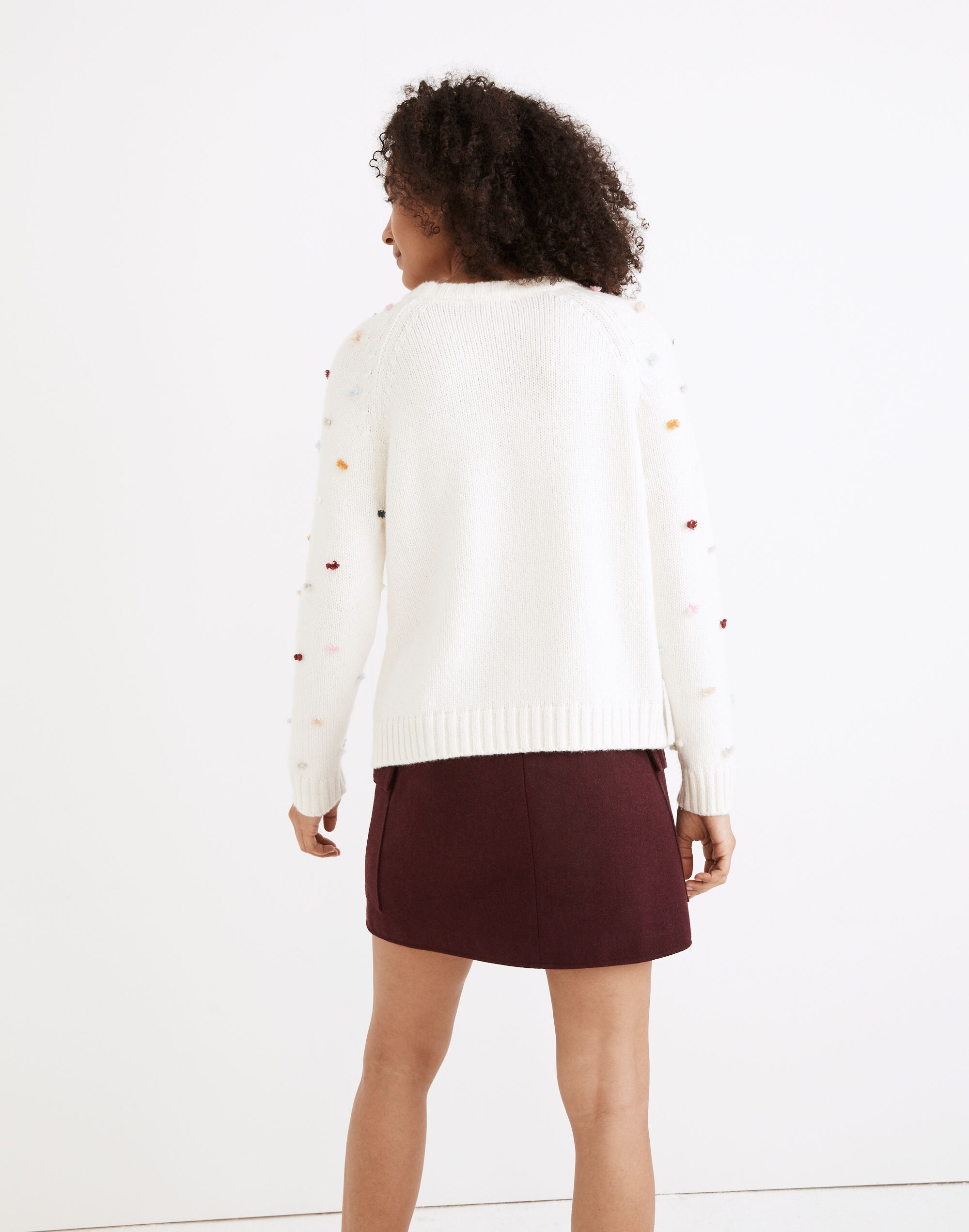 Rainbow Knot Pullover Sweater