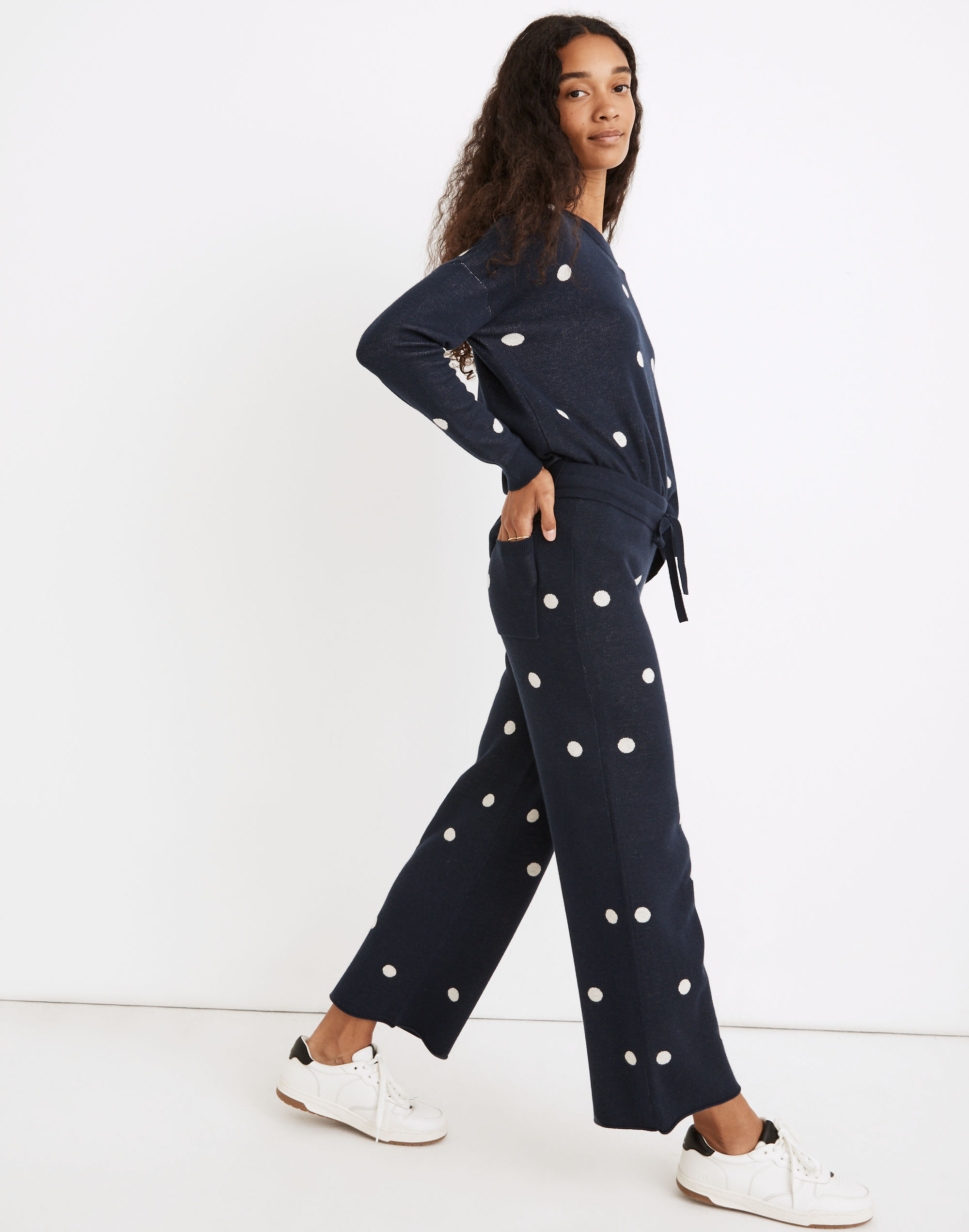 Dot Sweater Pants