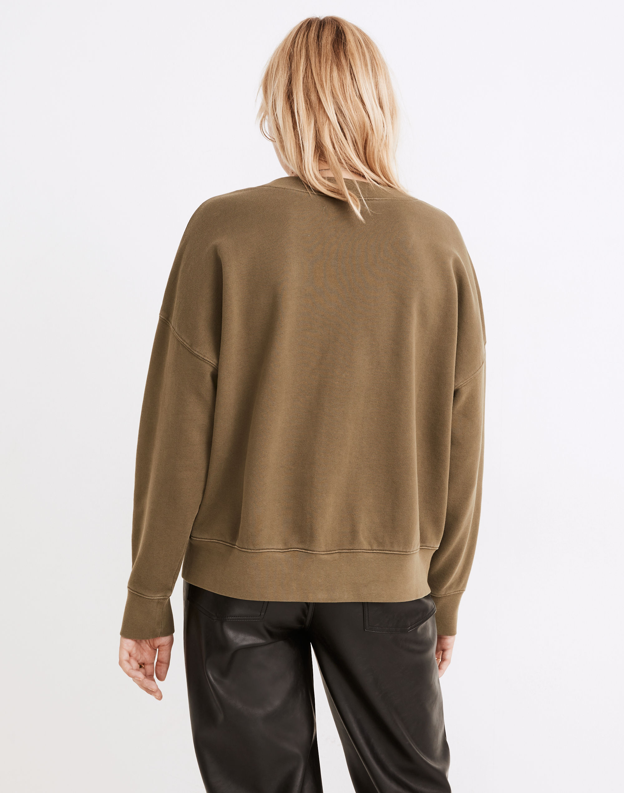 (Re)sourced Cotton Cardigan Sweatshirt