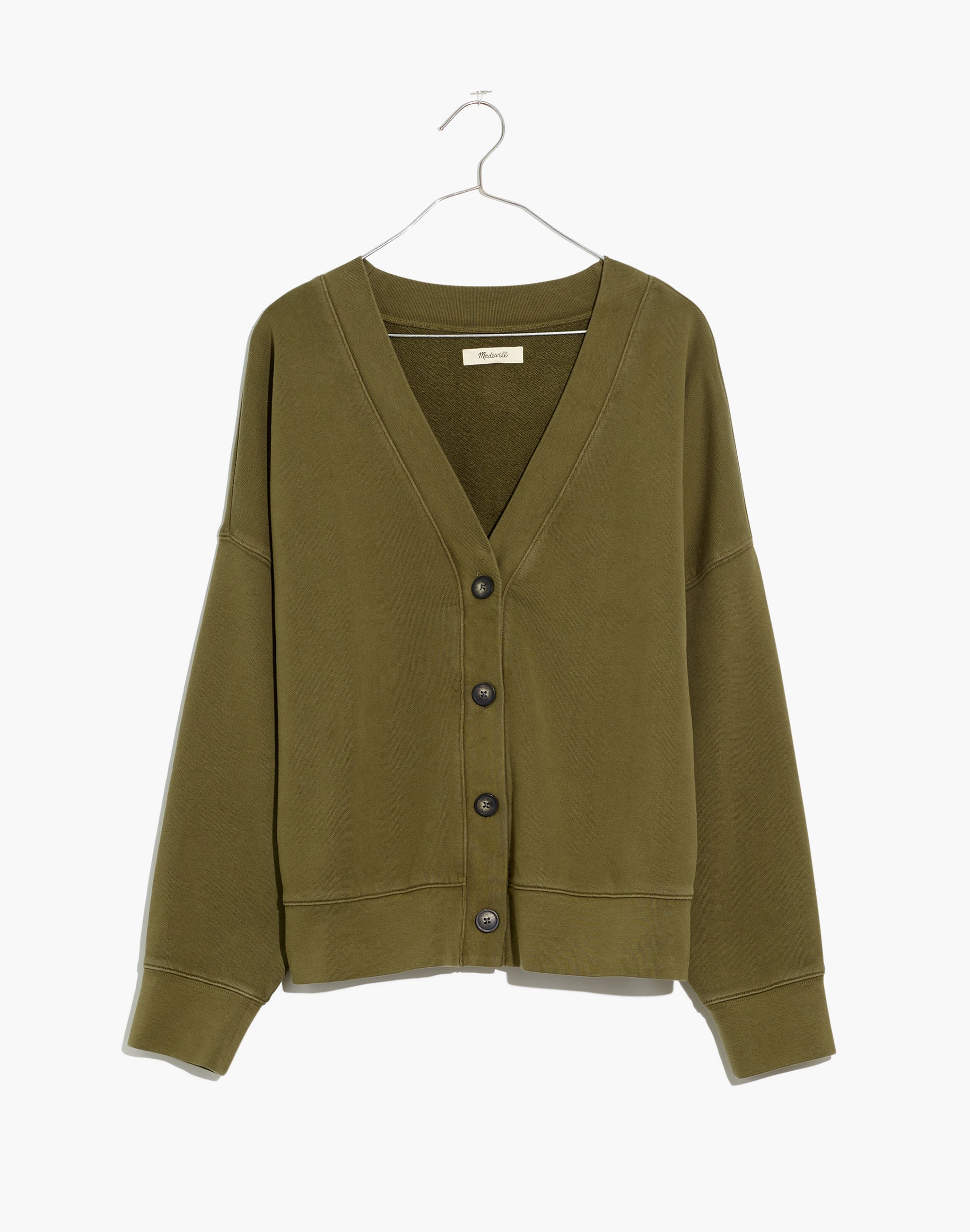 (Re)sourced Cotton Cardigan Sweatshirt