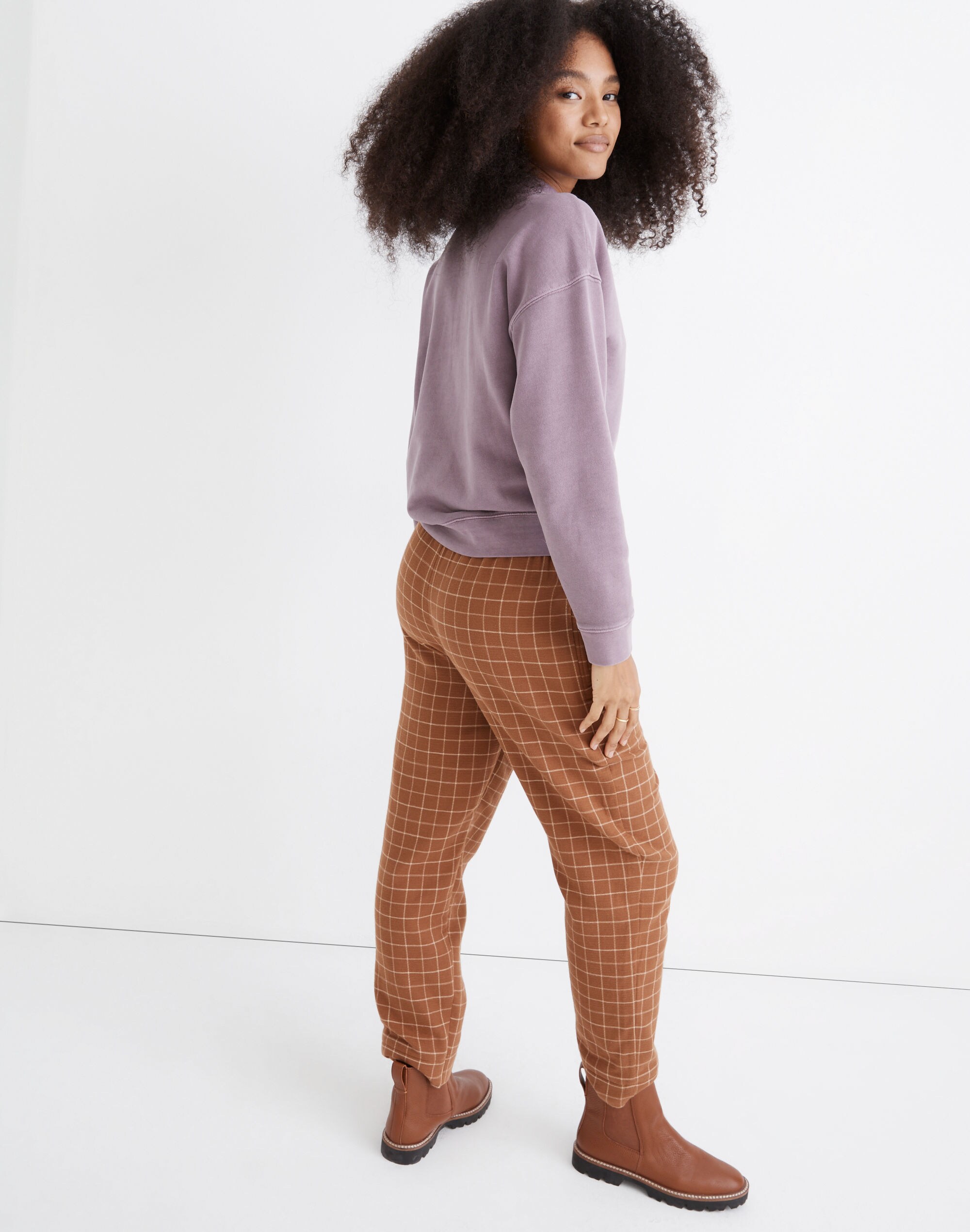 Garment-Dyed (Re)sourced Cotton Studio Mockneck Sweatshirt