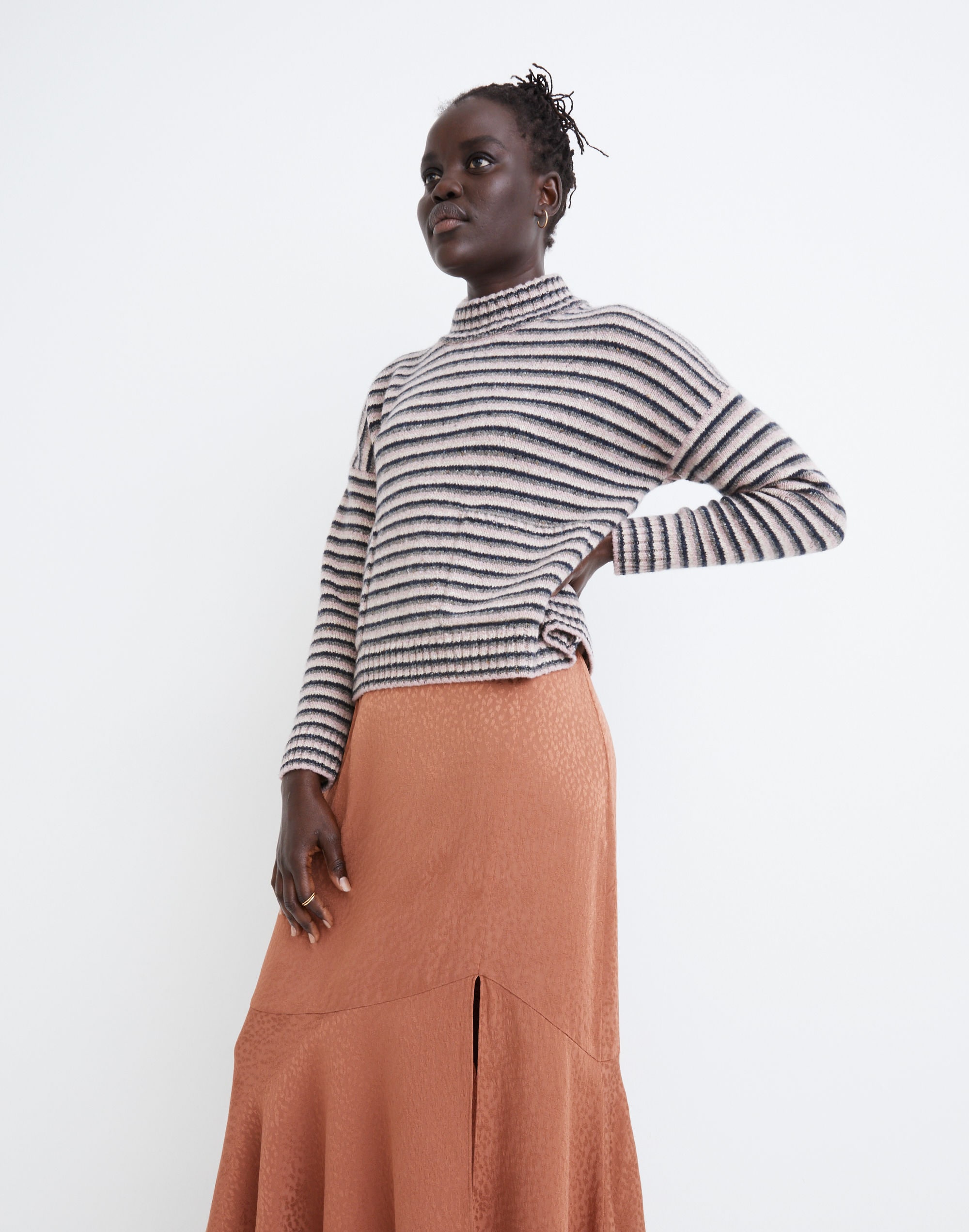 Merrydale Pocket Pullover Sweater in Stripe