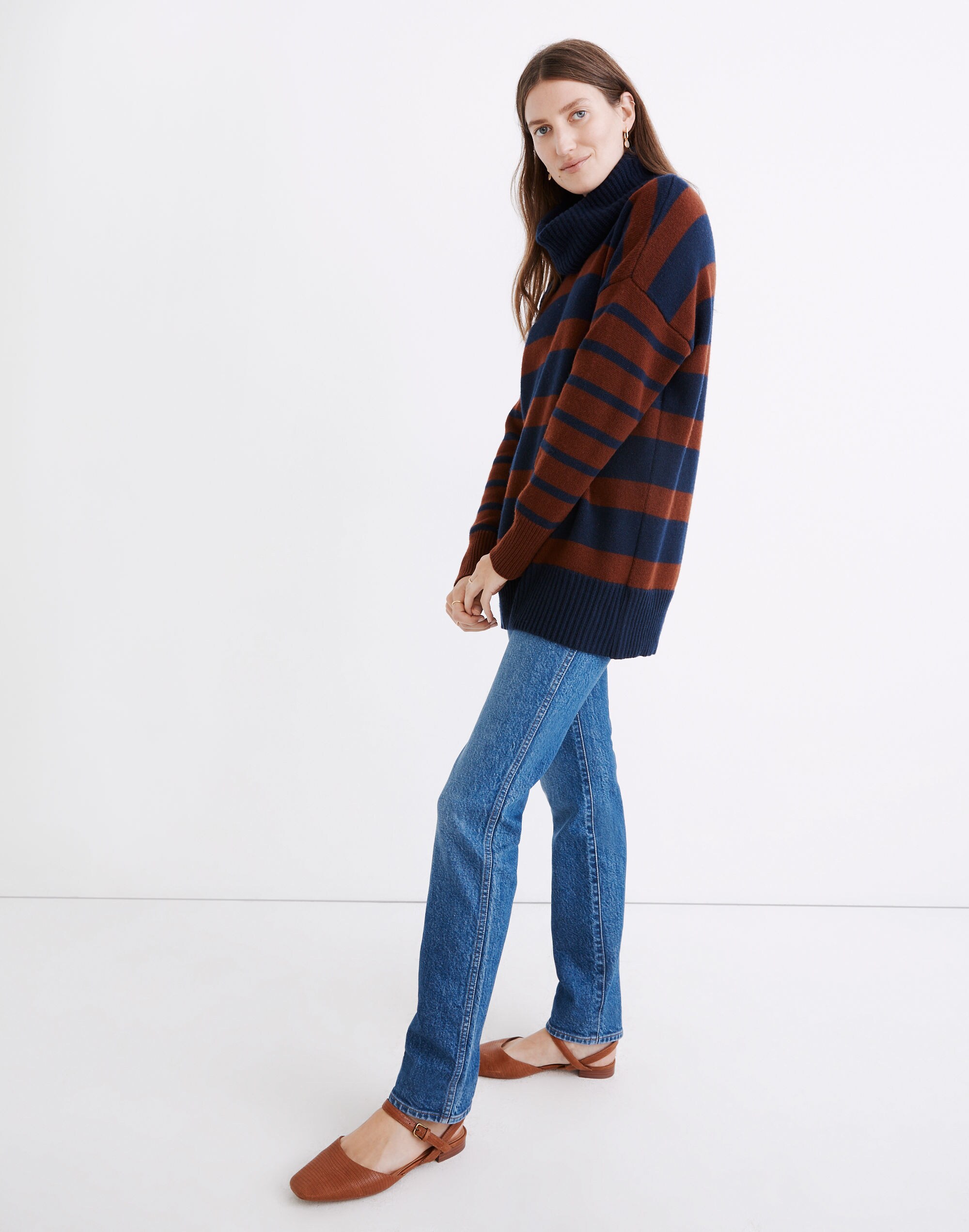 Engelhart Turtleneck Sweater in Stripe
