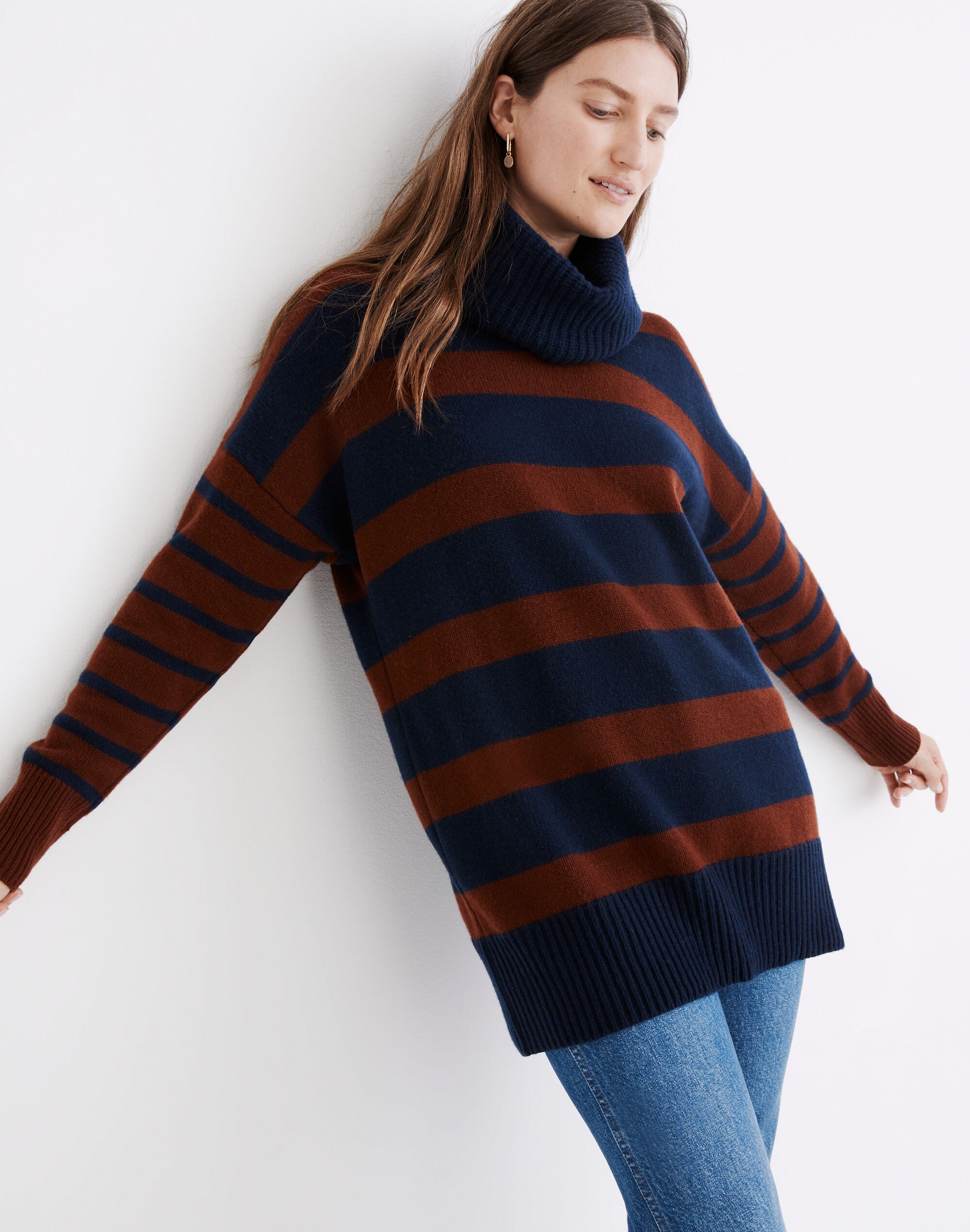 Engelhart Turtleneck Sweater in Stripe