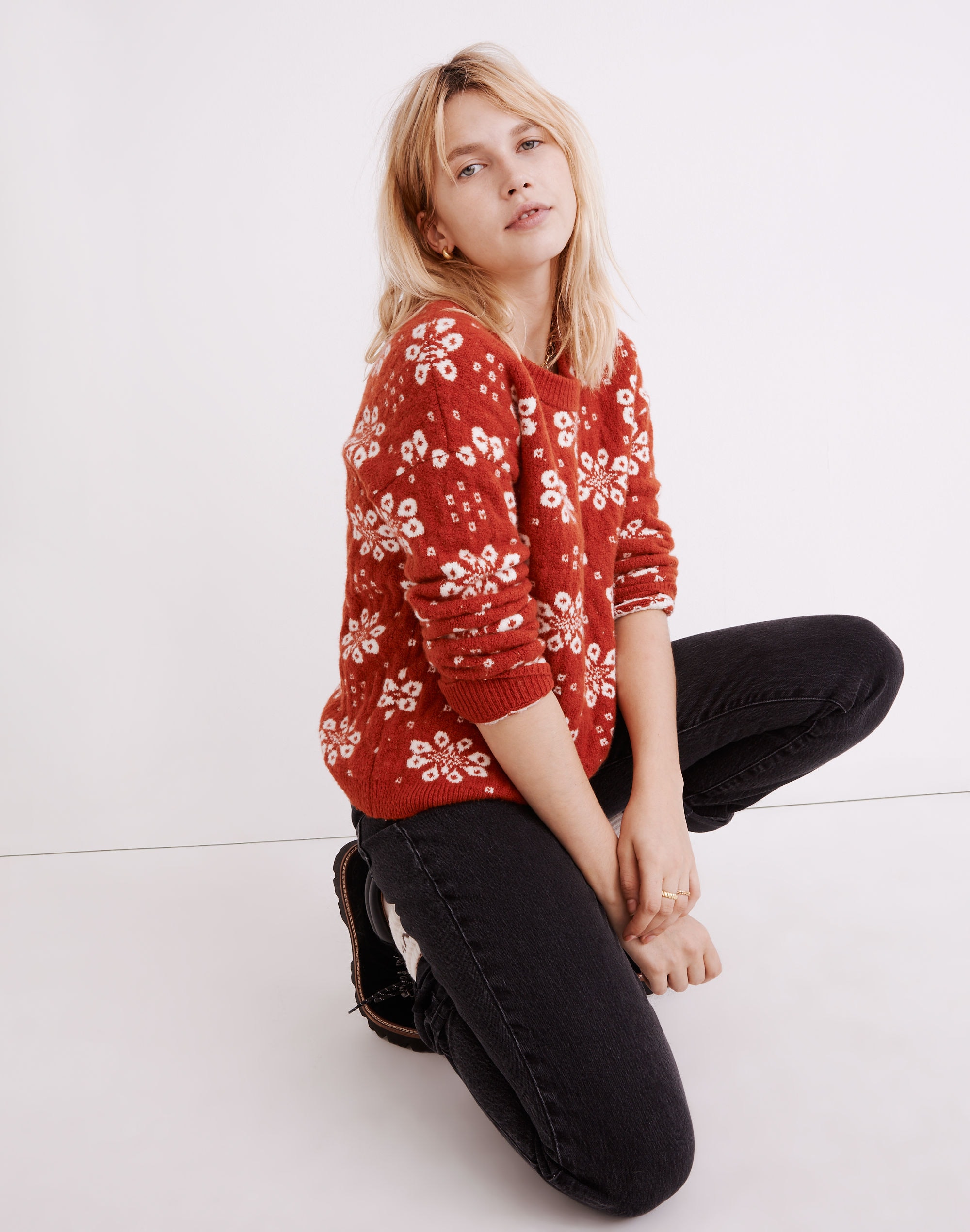 Althen Patterned Pullover Sweater