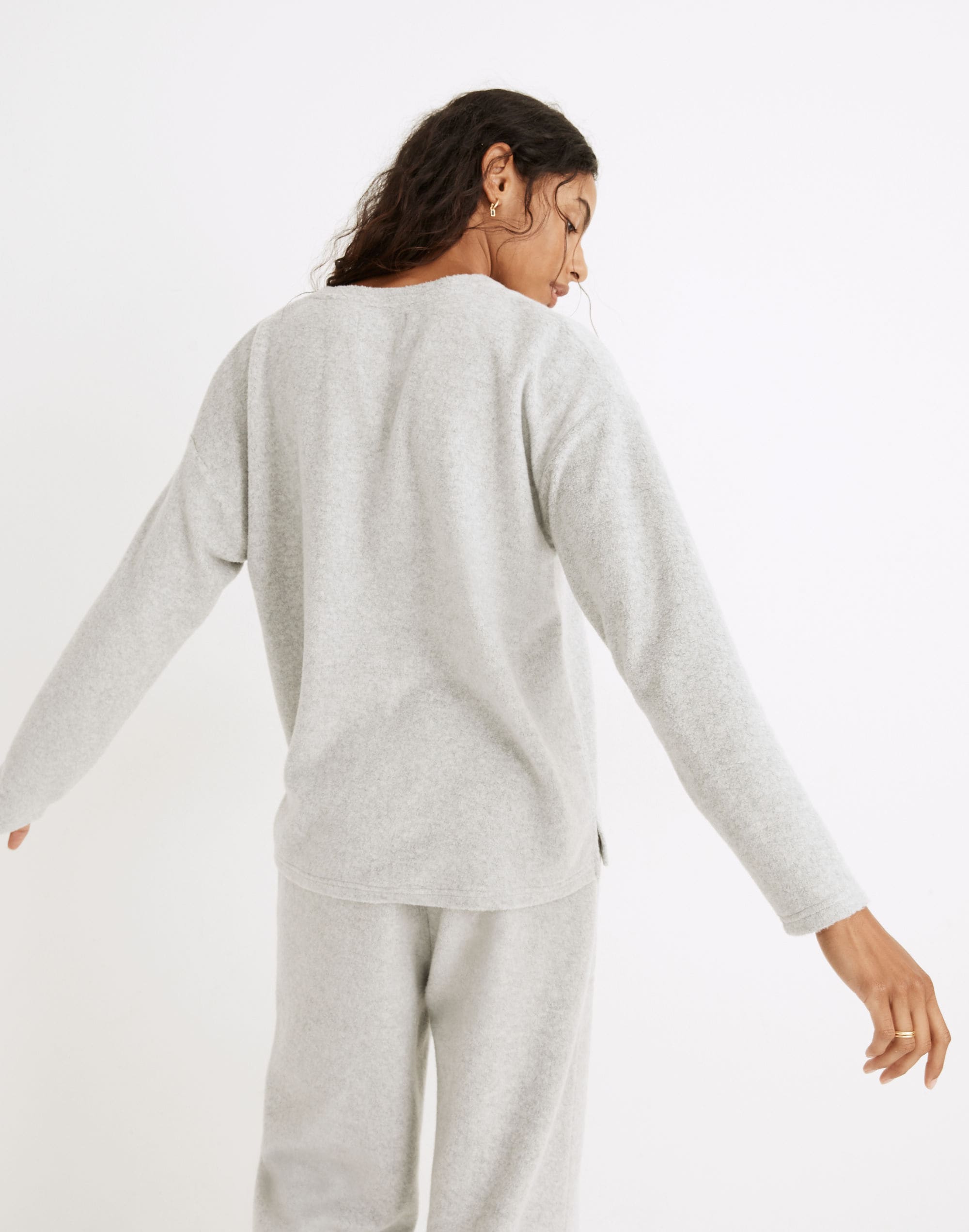 MWL Cozybrushed Henley Top