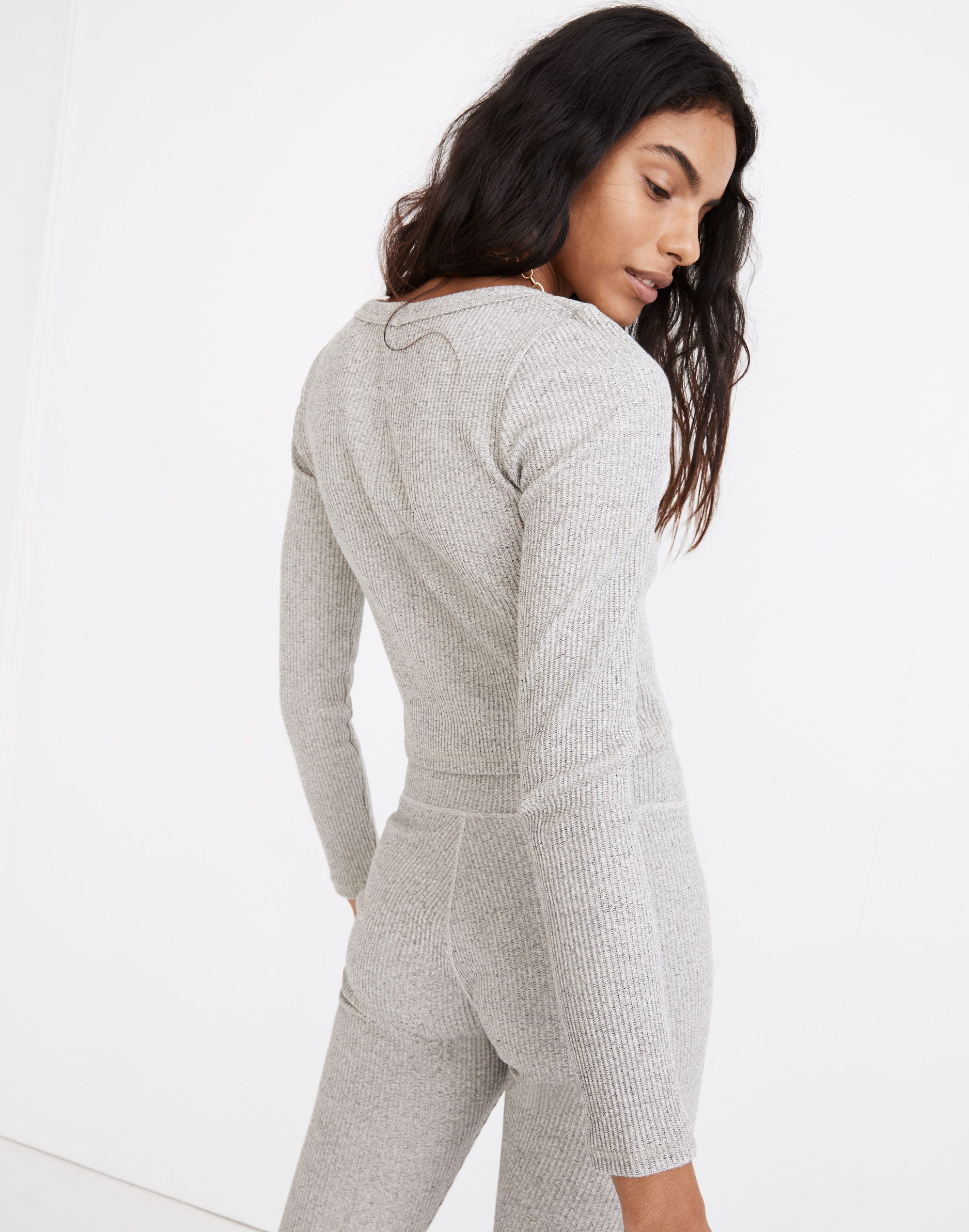 MWL Superribbed Square-Neck Top